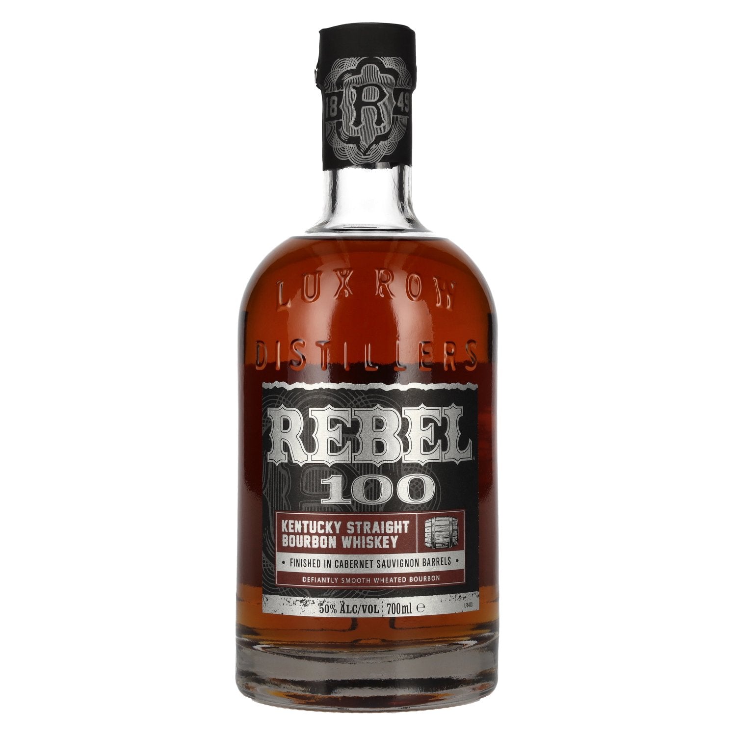 Rebel 100 Kentucky Straight Bourbon Cabernet Sauvignon Finish Whiskey 50% Vol. 0,7l