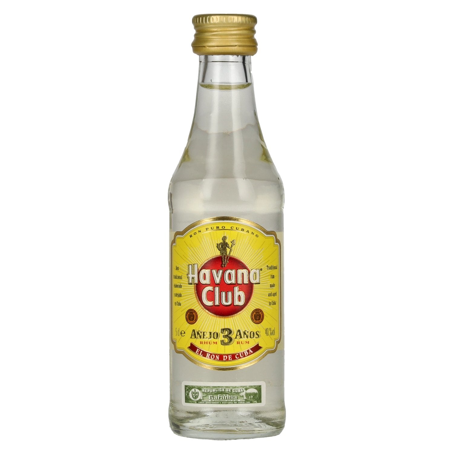 Havana Club Anejo 3 Anos Rum 40% Vol. 0,05l