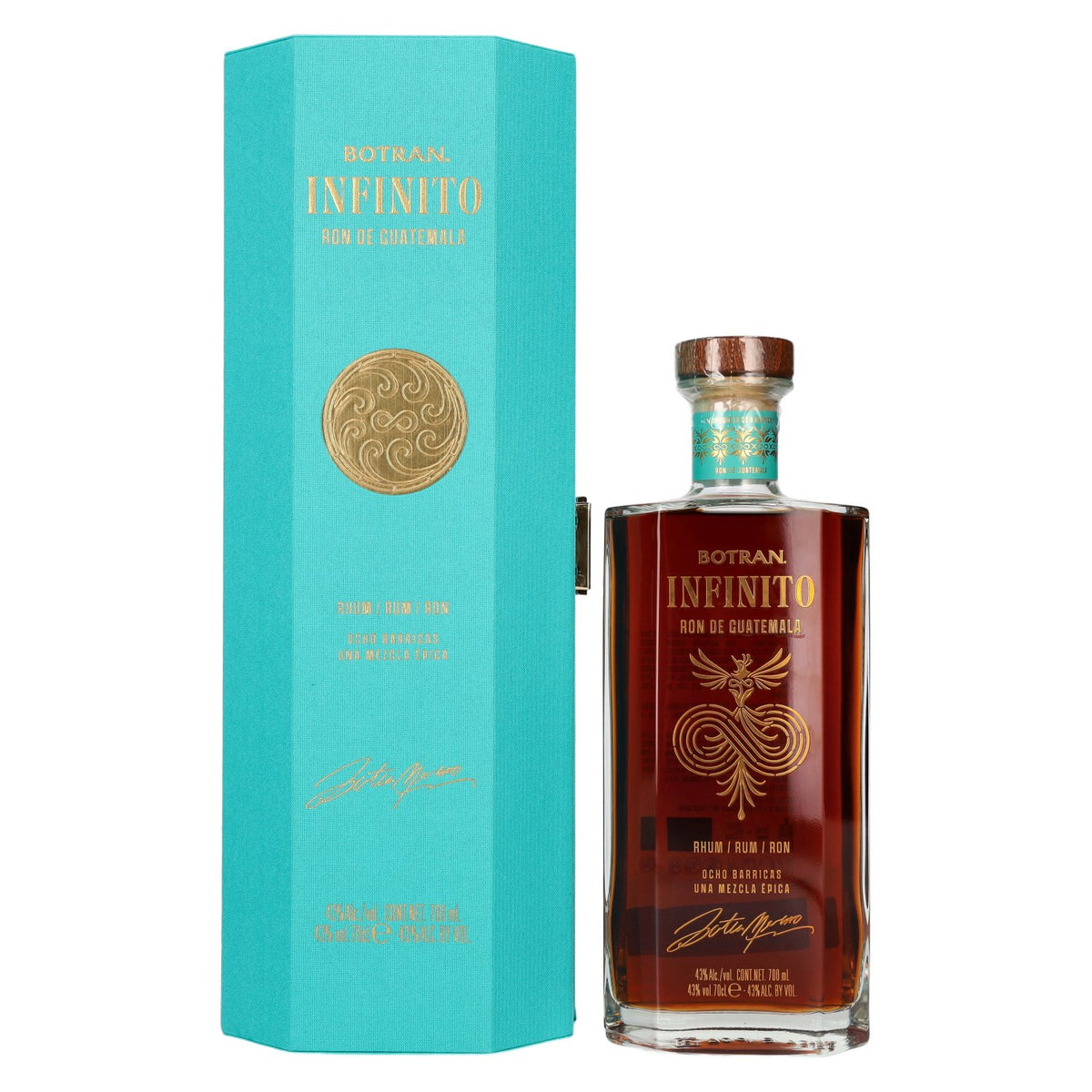 Botran INFINITO Ron de Guatemala Rum 43% Vol. 0,7l in Giftbox