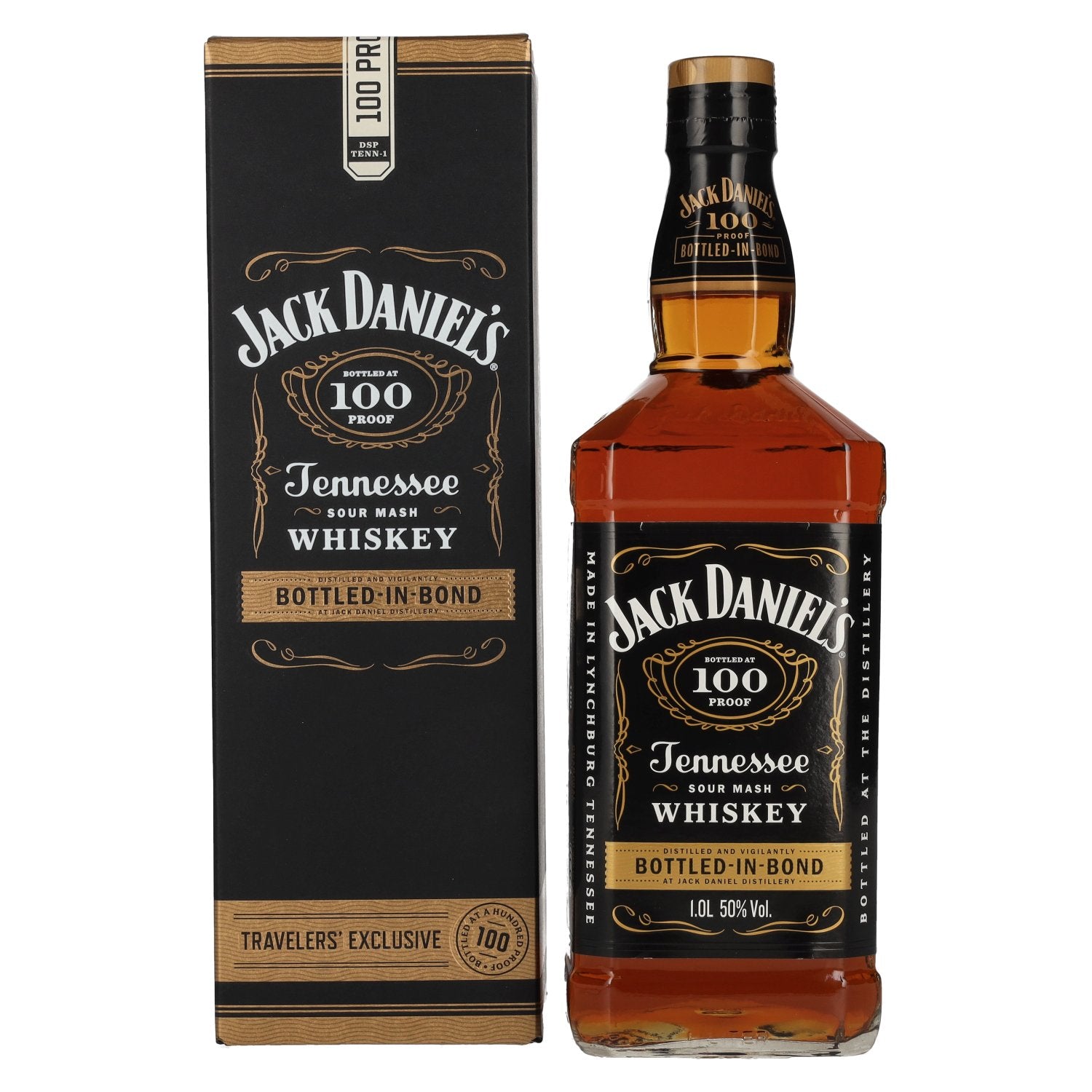 Jack Daniel's BOTTLED-IN-BOND Tennessee Sour Mash Whiskey 50% Vol. 1l in Giftbox
