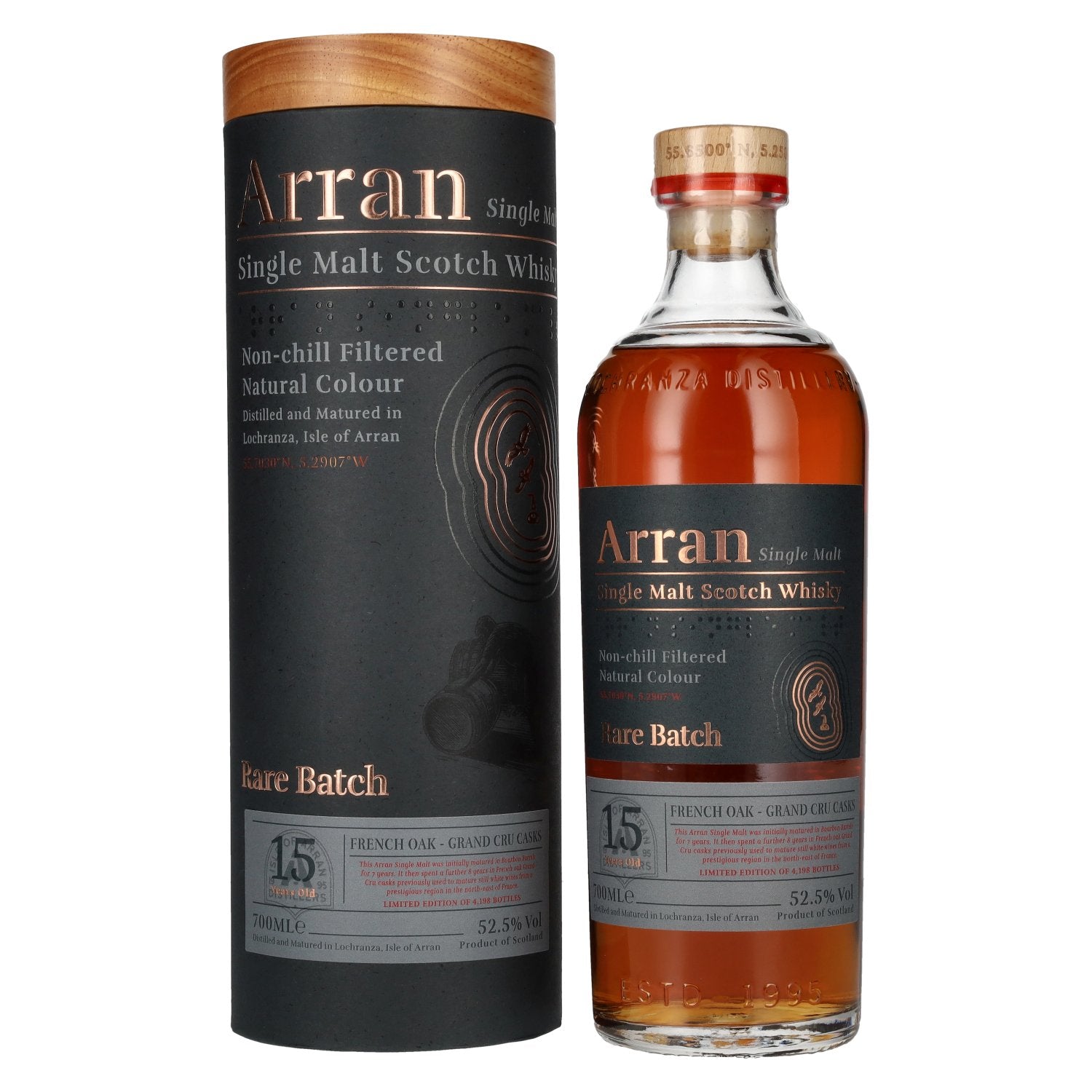 Arran 15 Years Old RARE BATCH Single Malt Scotch Whisky Limited Edition 52,5% Vol. 0,7l in Giftbox