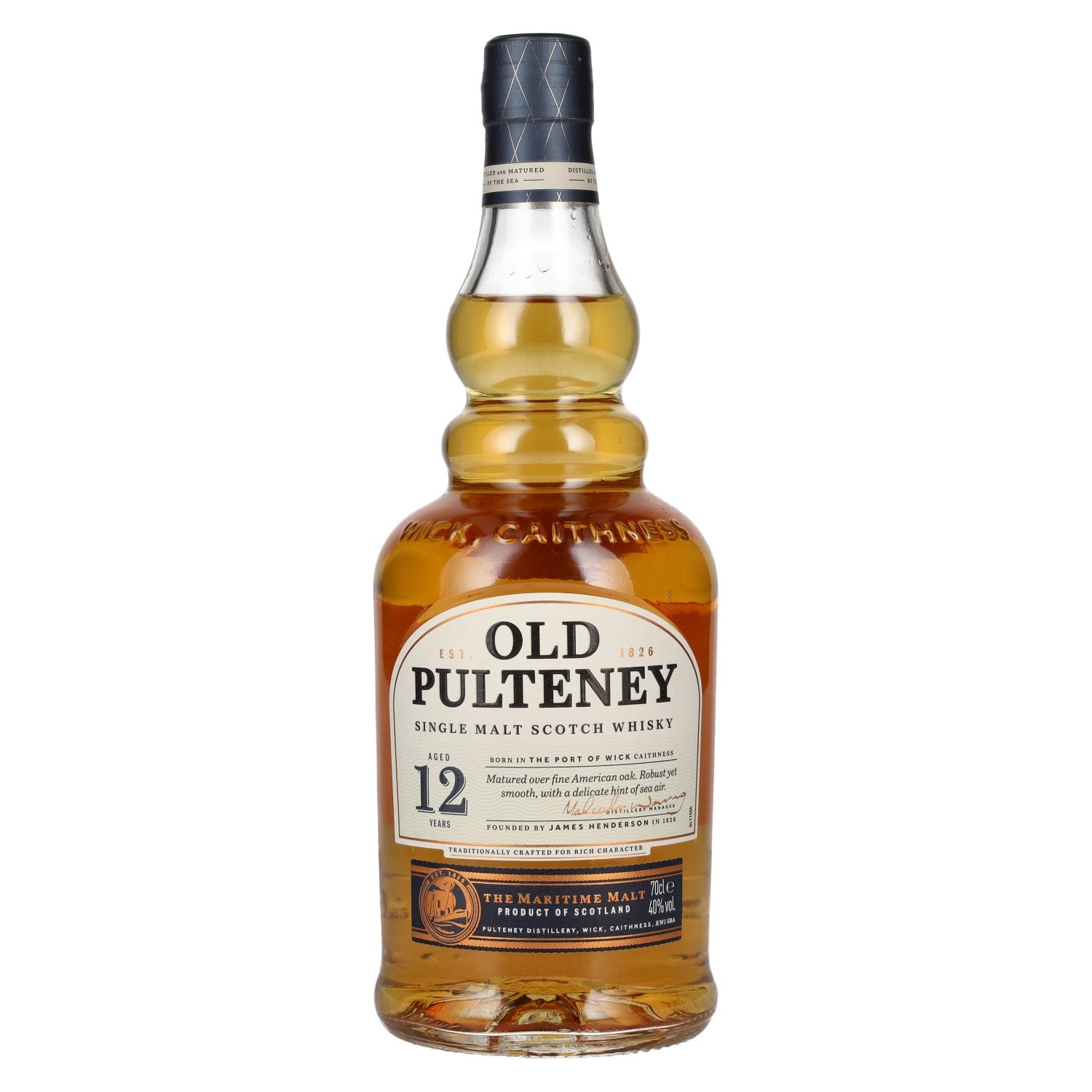 Old Pulteney 12 Years Old Single Malt Scotch Whisky 40% Vol. 0,7l