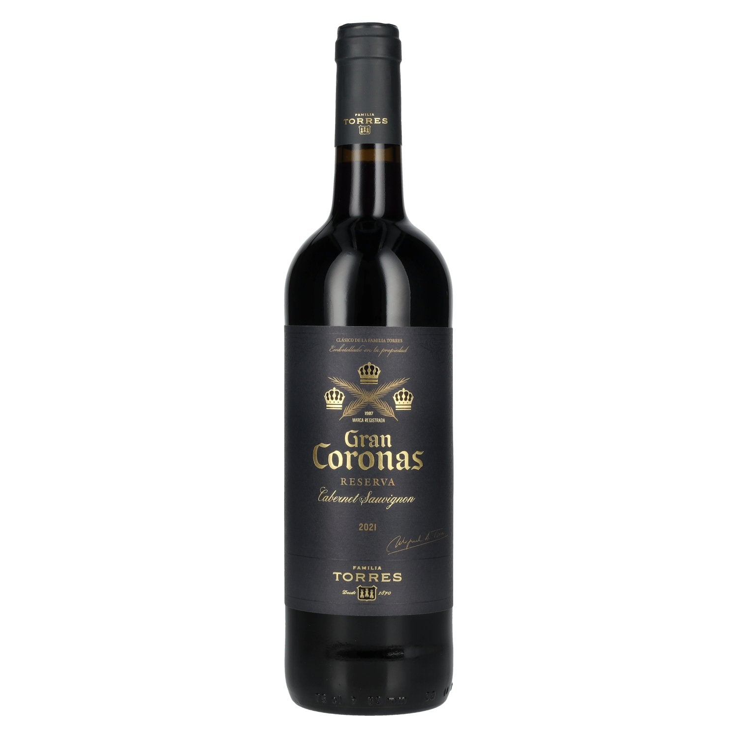 Torres Gran Coronas Cabernet Sauvignon Reserva 2021 14% Vol. 0,75l