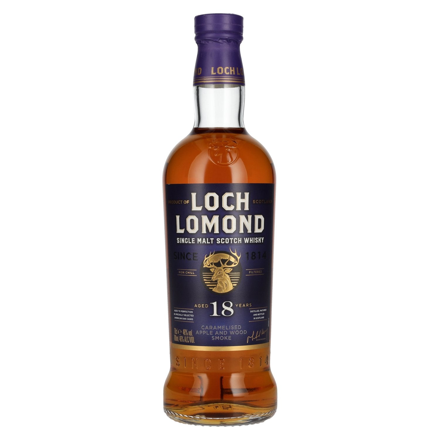 18 Years Old Single Malt Caramelised Apple and Wood Smoke 46% Vol. 0,7l