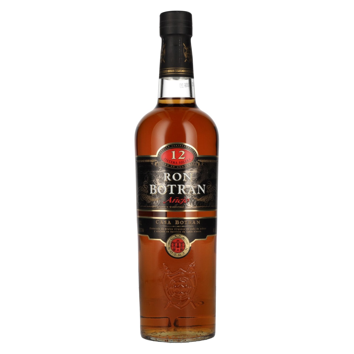 Botran Ron Anejo 12 Sistema Solera - Old Design 40% Vol. 0,7l