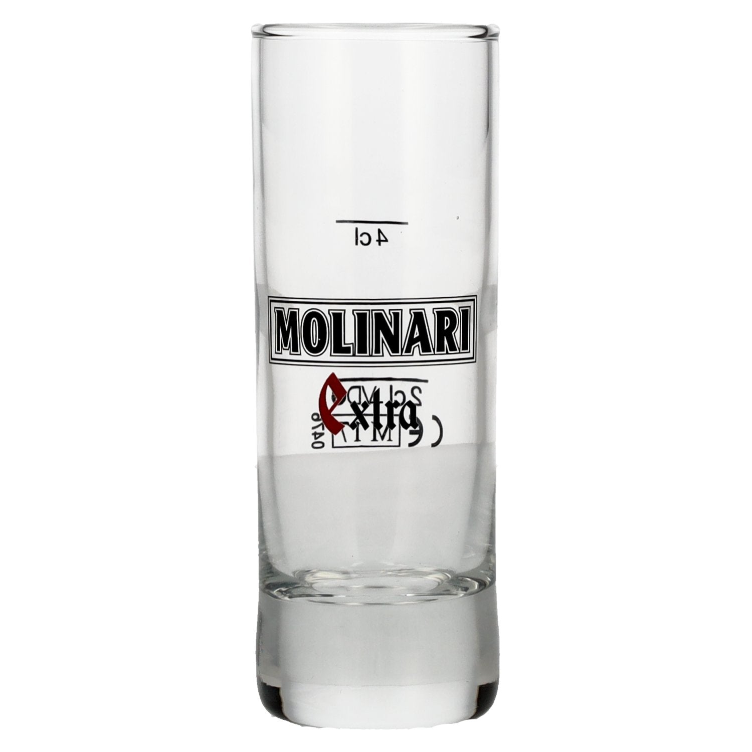 Molinari Sambuca Extra Shotglas geeicht