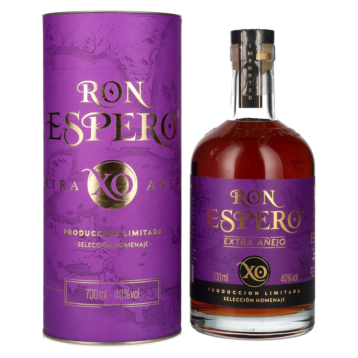 Ron Espero Extra Anejo XO 40% Vol. 0,7l in Giftbox