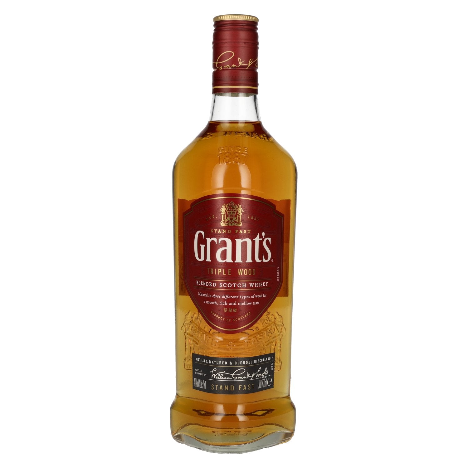 Grant's TRIPLE WOOD Blended Scotch Whisky 40% Vol. 0,7l