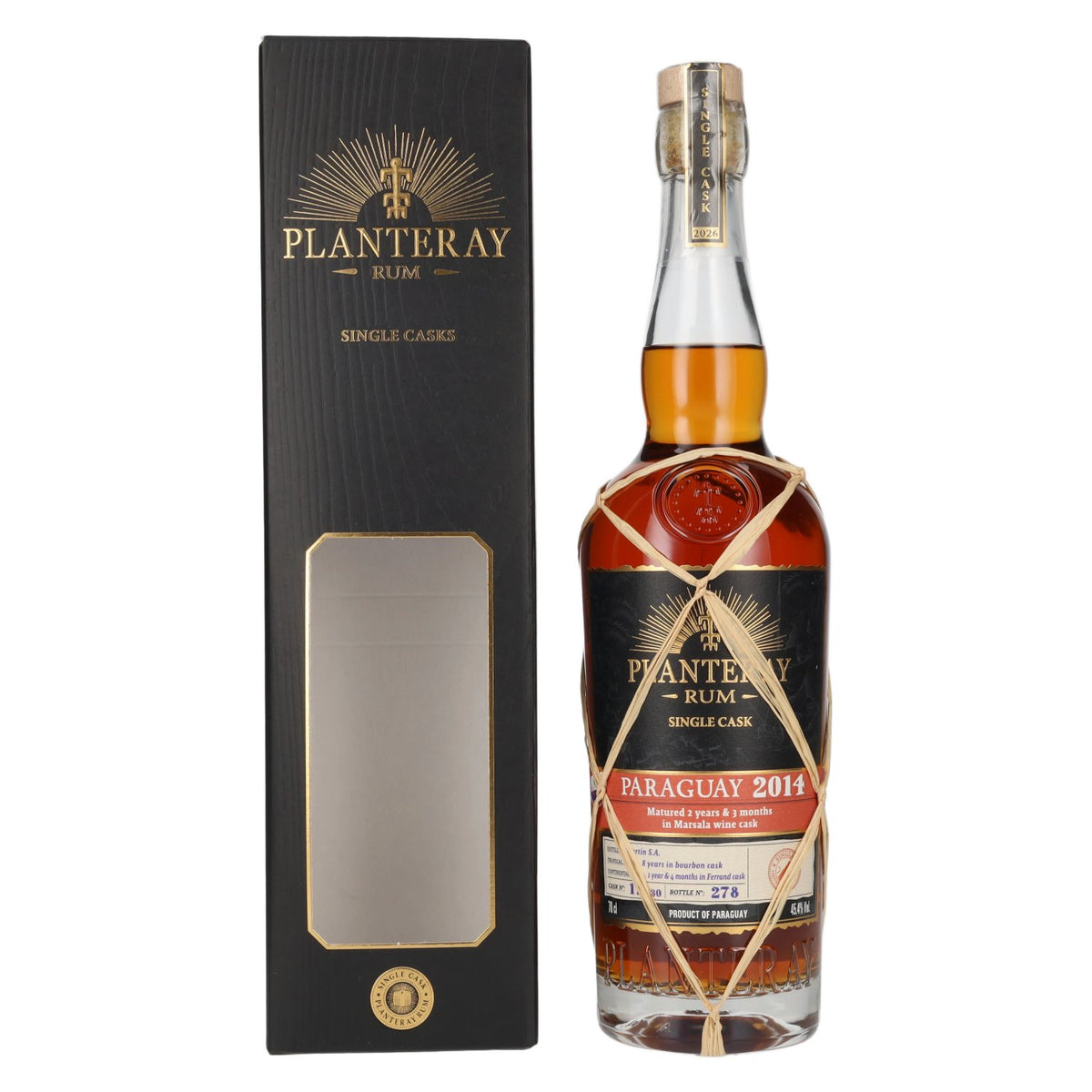 Planteray Rum PARAGUAY Single Cask Marsala Barrel 2014 45,4% Vol. 0,7l in Giftbox