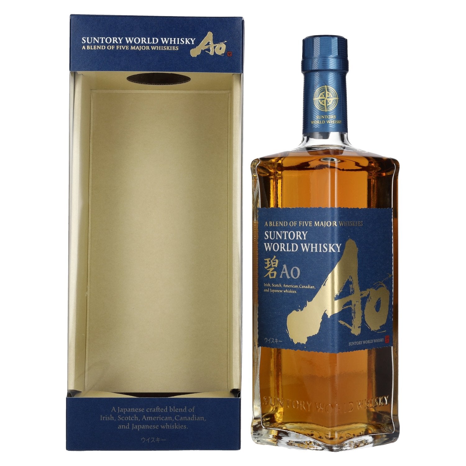 Suntory AO World Blend Whisky 43% Vol. 0,7l in Giftbox