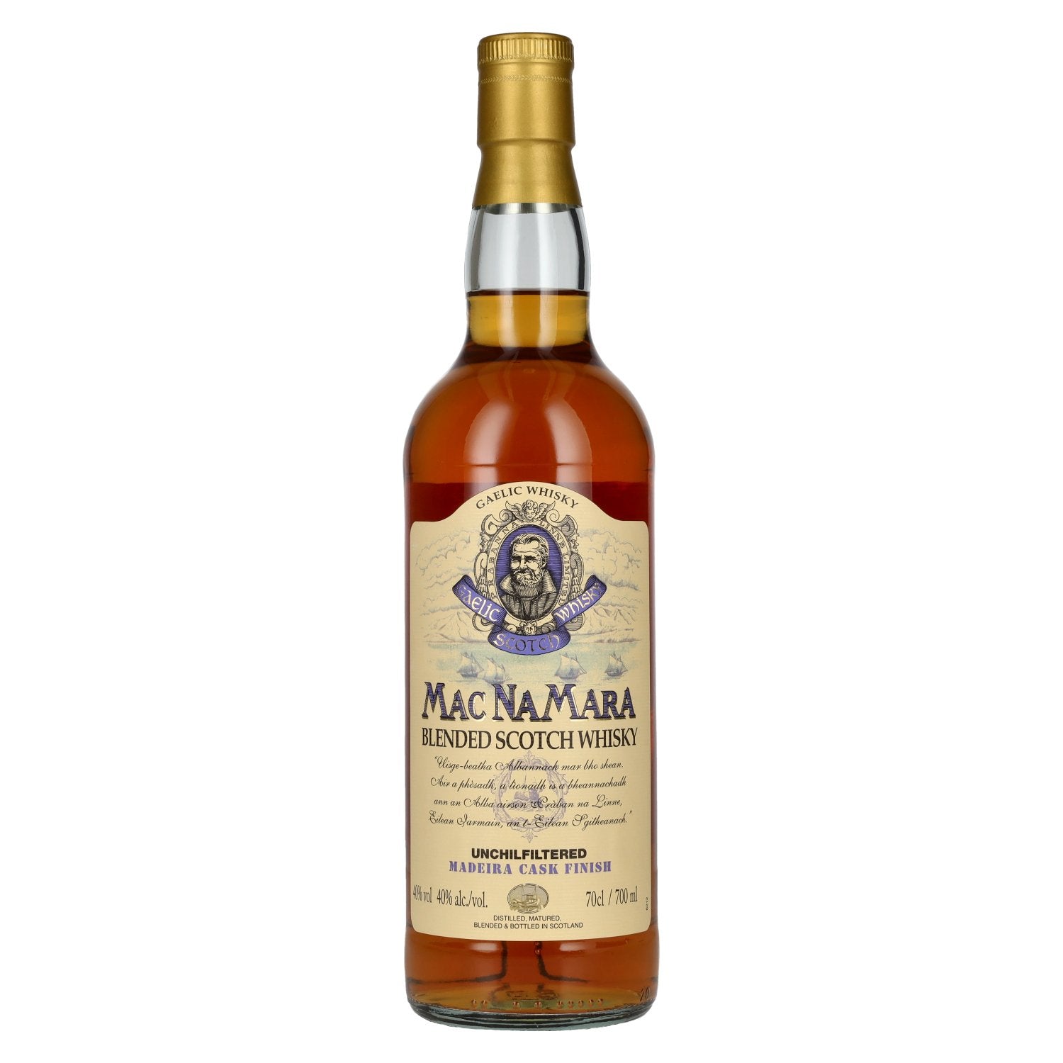 Gaelic Whisky MACNAMARA Madeira Cask Finish Blended Scotch Whisky 40% Vol. 0,7l
