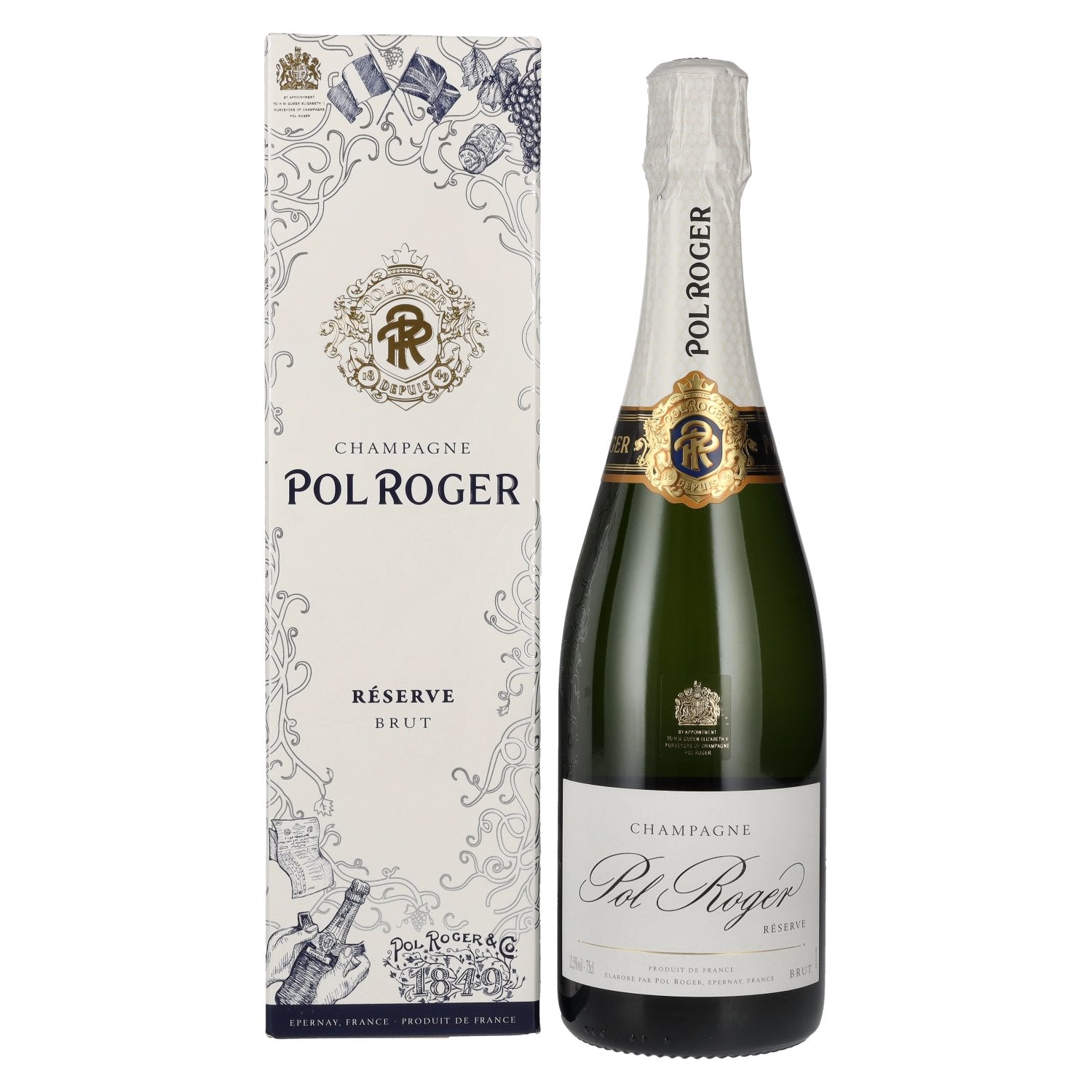 Pol Roger Champagne Reserve Brut 12,5% Vol. 0,75l