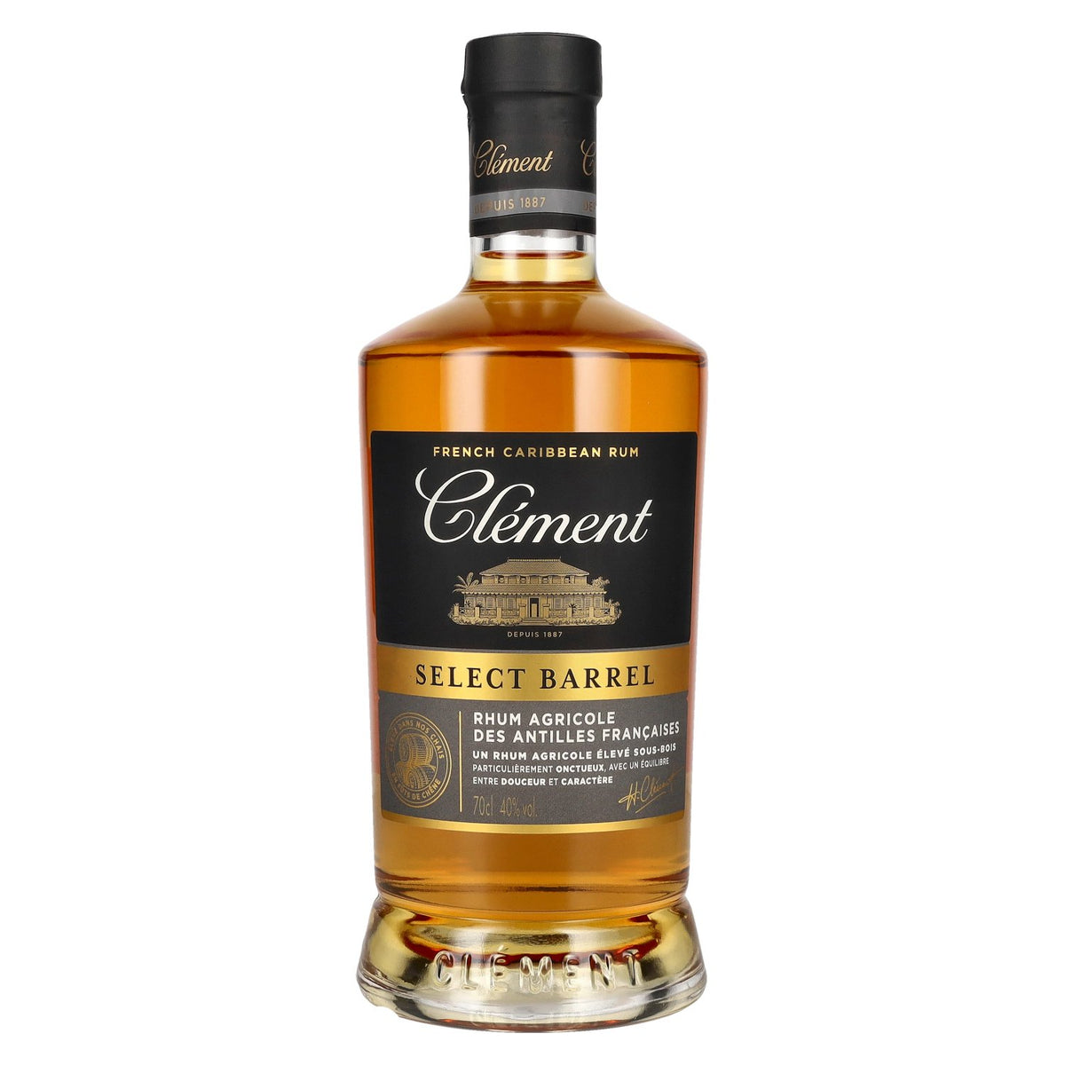 Clement Rhum Agricole Select Barrel 40% Vol. 0,7l New Design