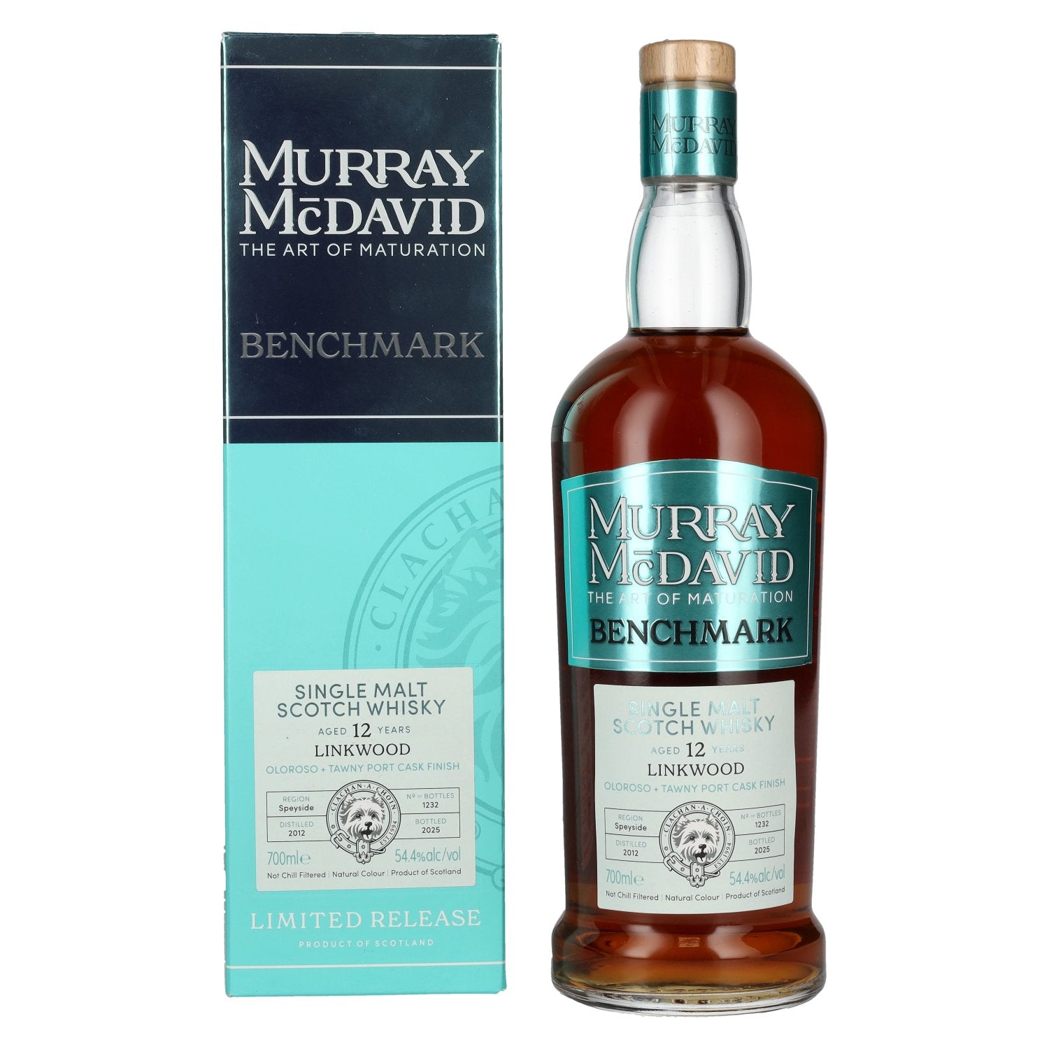 Murray McDavid 12 Years Old LINKWOOD Oloroso & Tawny Cask Single Malt 2012 54,4% Vol. 0,7l in Giftbox