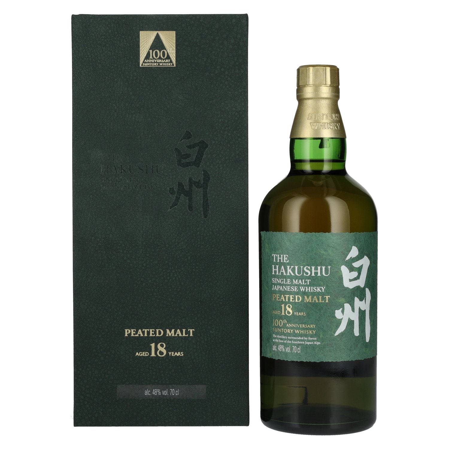 Suntory The Hakushu 18 Years Old 100th ANNIVERSARY EDITION Single Malt Whisky 48% Vol. 0,7l