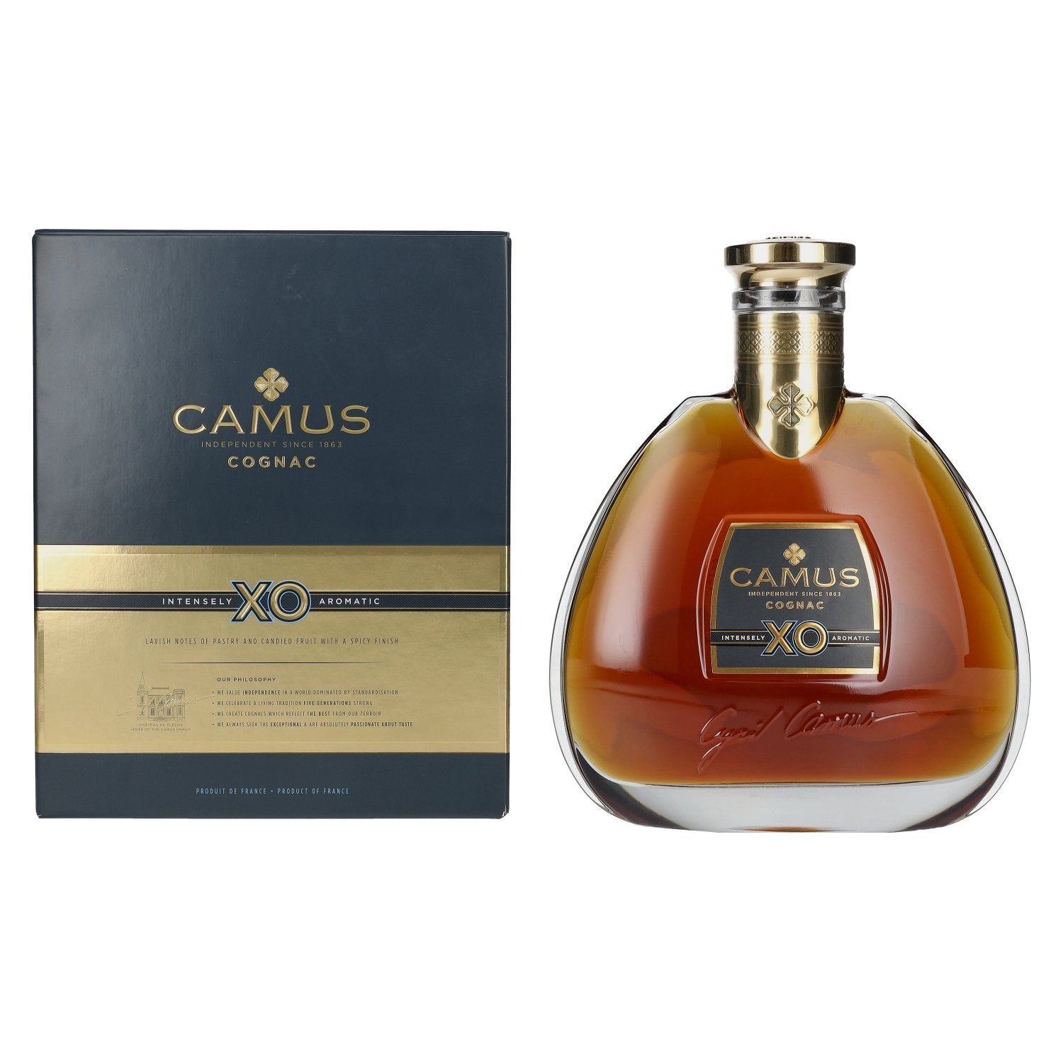 Camus XO Intensely Aromatic Cognac 40% Vol. 0,7l in Giftbox
