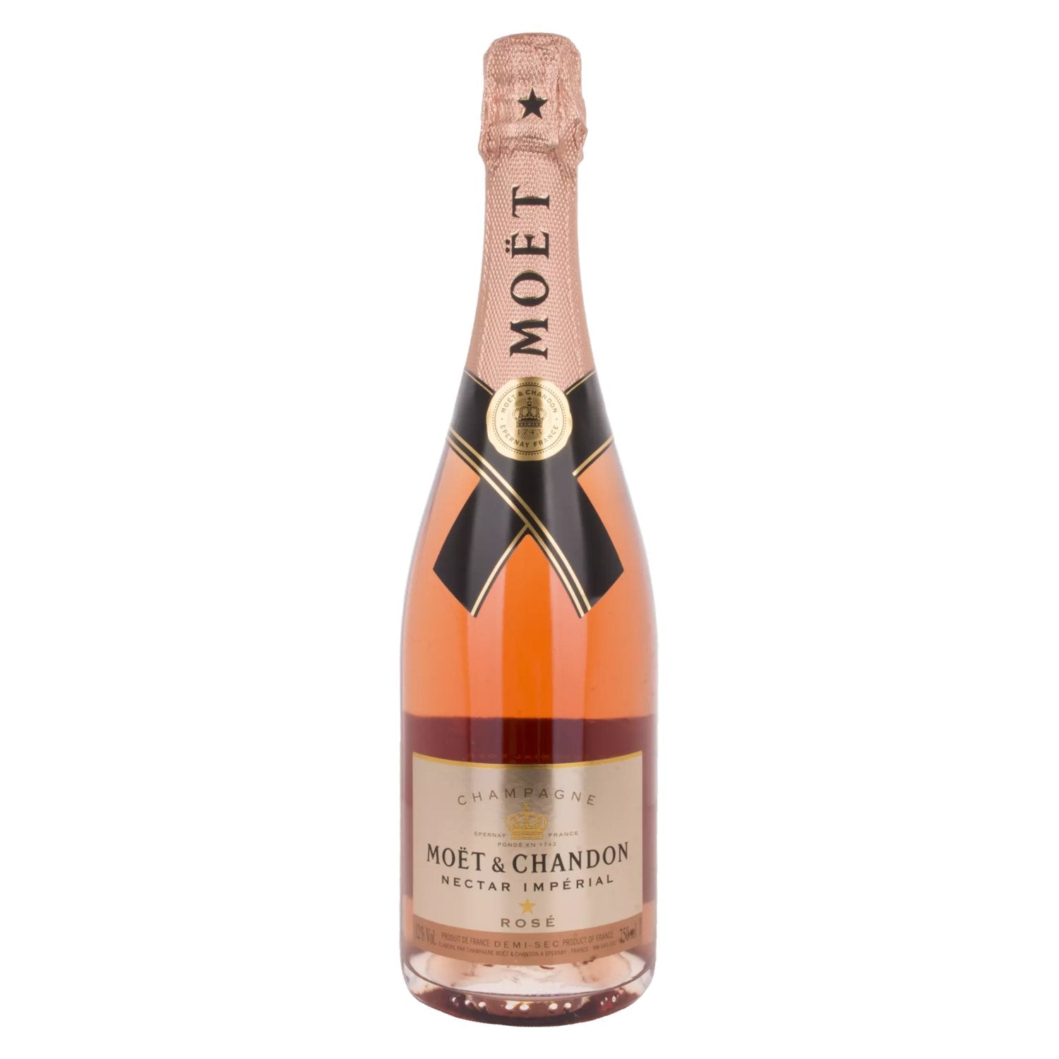 Moet & Chandon Champagne NECTAR IMPERIAL ROSE Demi-Sec 12% Vol. 0,75l