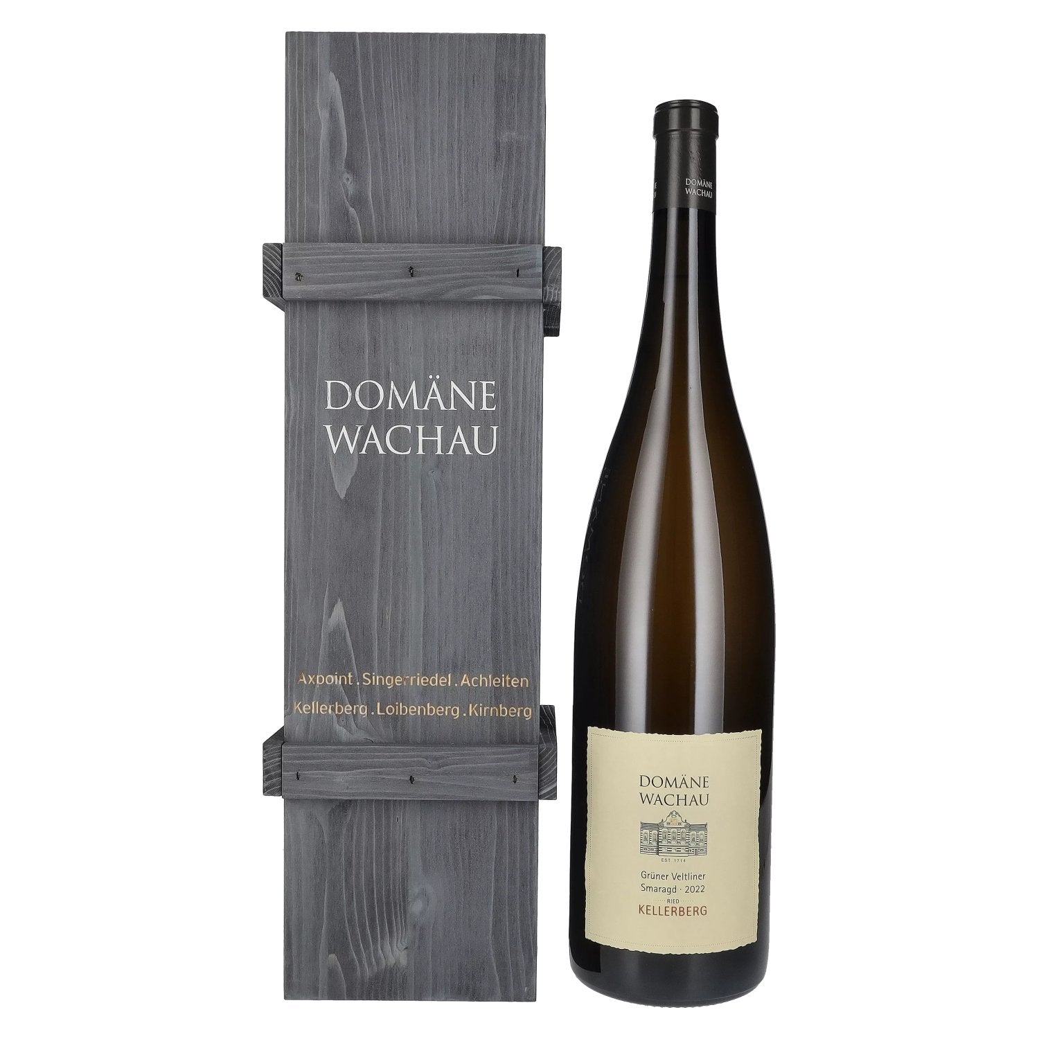 Domaene Wachau Gruener Veltliner Smaragd Kellerberg 2022 13,5% Vol. 3l in Holzkiste