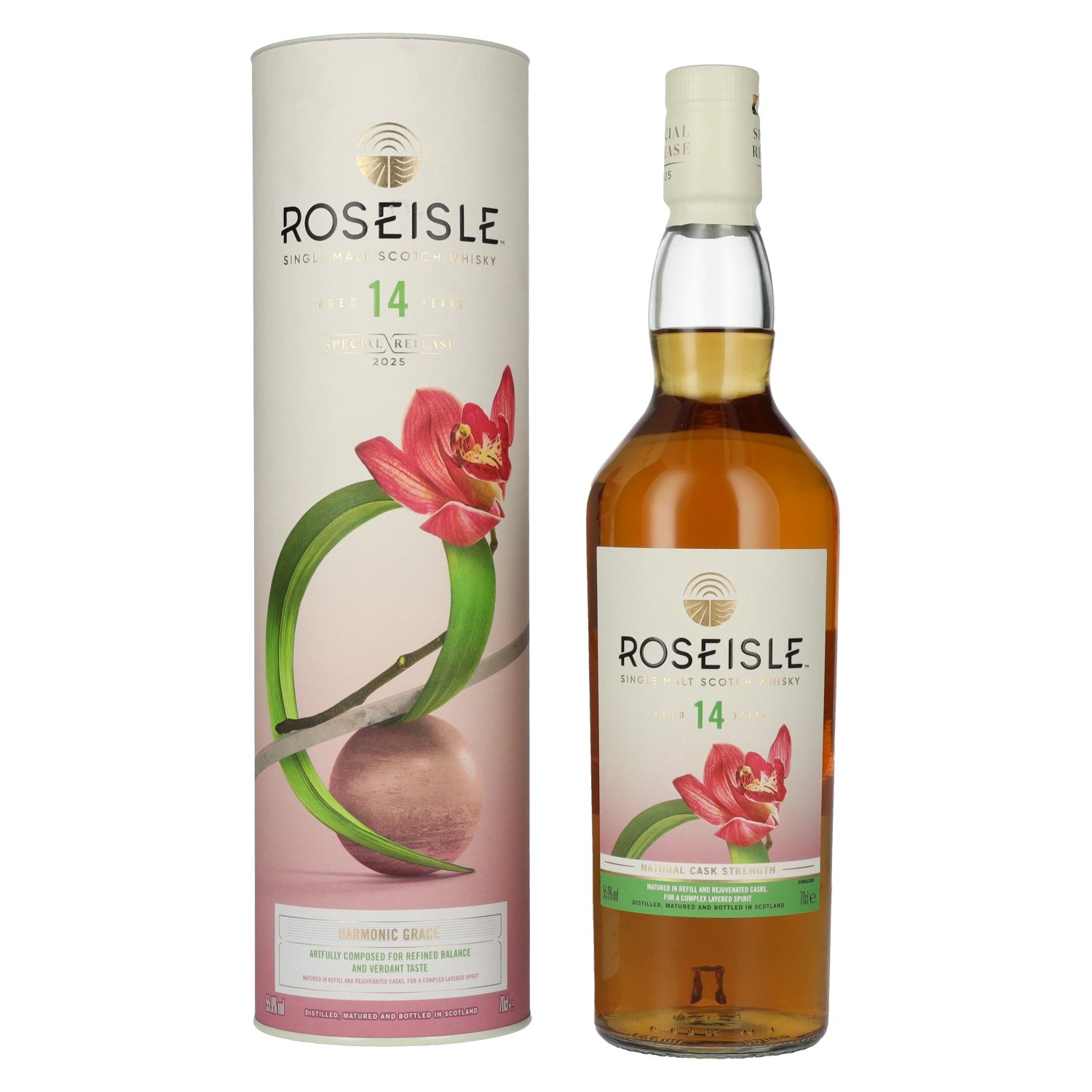 Roseisle 14 Years Old HARMONIC GRACE Single Malt Special Release 2025 55,9% Vol. 0,7l in Giftbox