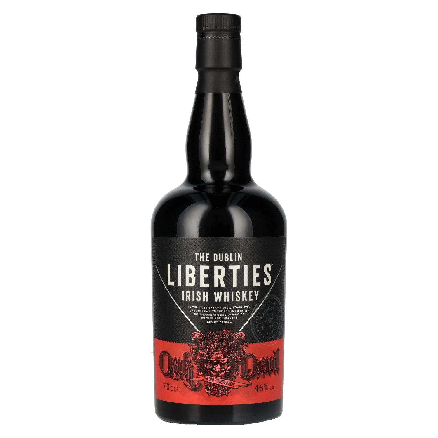 The Dublin LIBERTIES Irish Whiskey Oak Devil 46% Vol. 0,7l