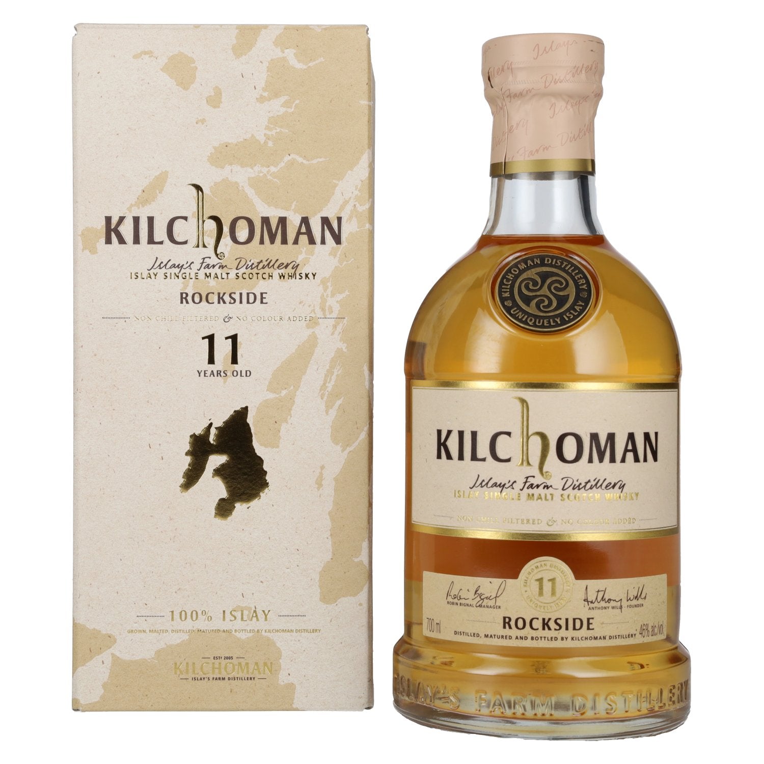Kilchoman ROCKSIDE 11 Years Old Islay Single Malt Scotch Whisky 46% Vol. 0,7l in Giftbox