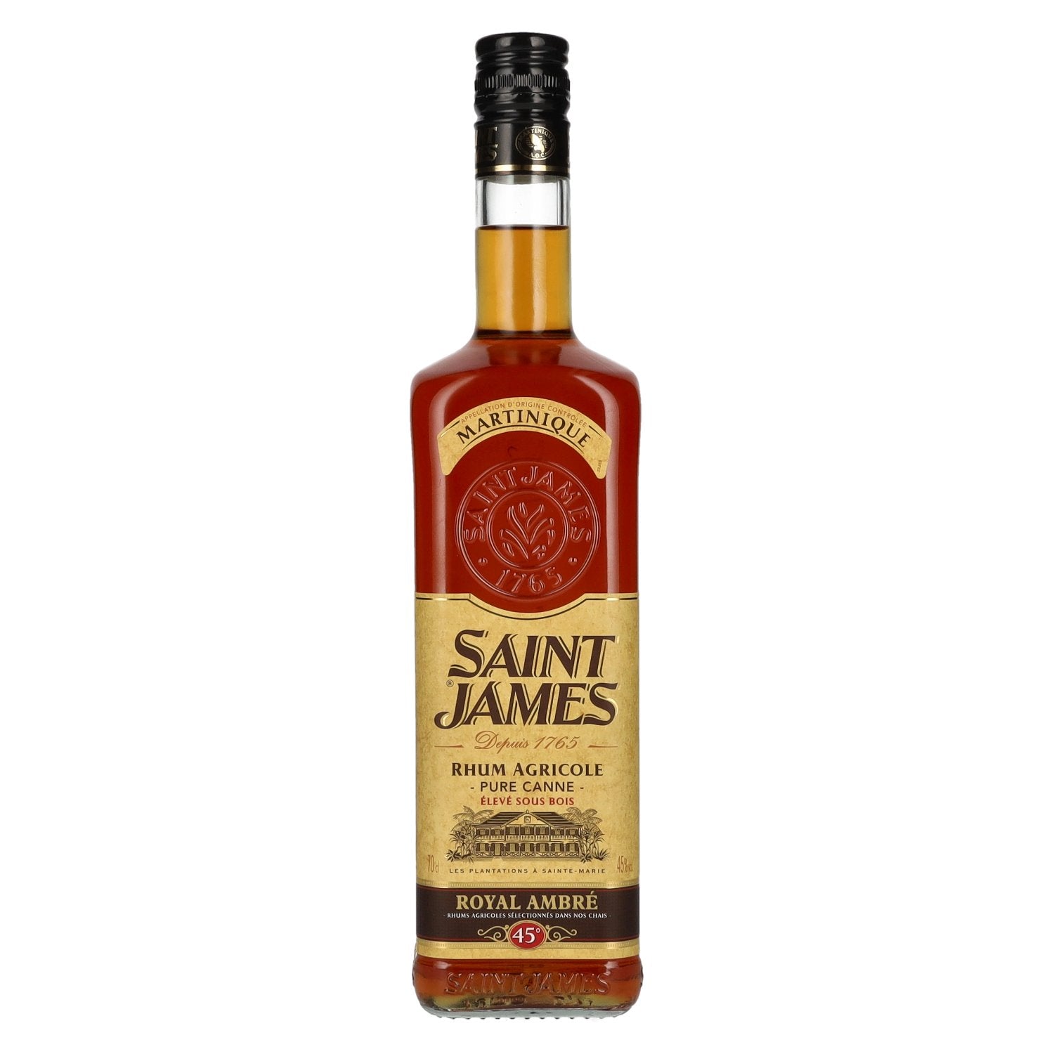 Saint James ROYAL AMBRE Rhum Agricole 45% Vol. 0,7l