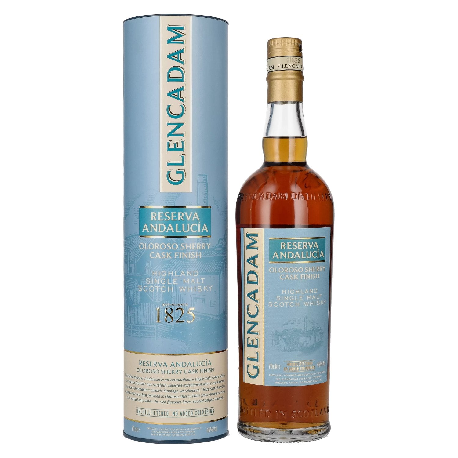 Glencadam RESERVA ANDALUCIA Single Malt OLOROSO SHERRY CASK FINISH 46% Vol. 0,7l in Giftbox