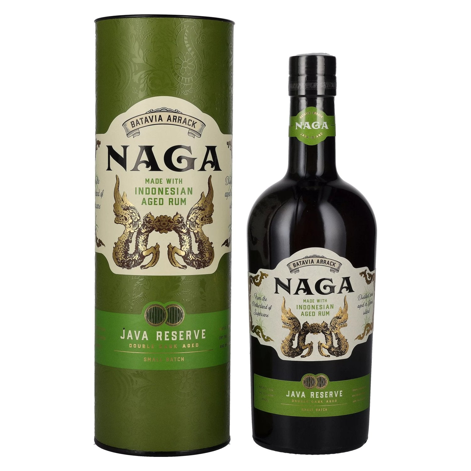 Naga JAVA RESERVE Double Cask Aged 40% Vol. 0,7l in Giftbox