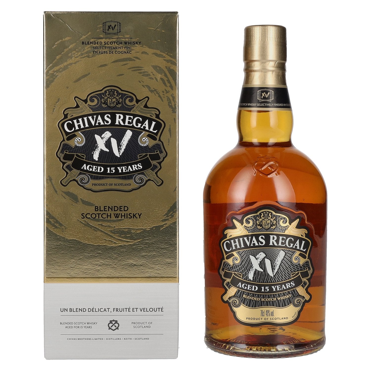 Chivas Regal XV 15 Years Old Blended Scotch Whisky 40% Vol. 0,7l in Giftbox