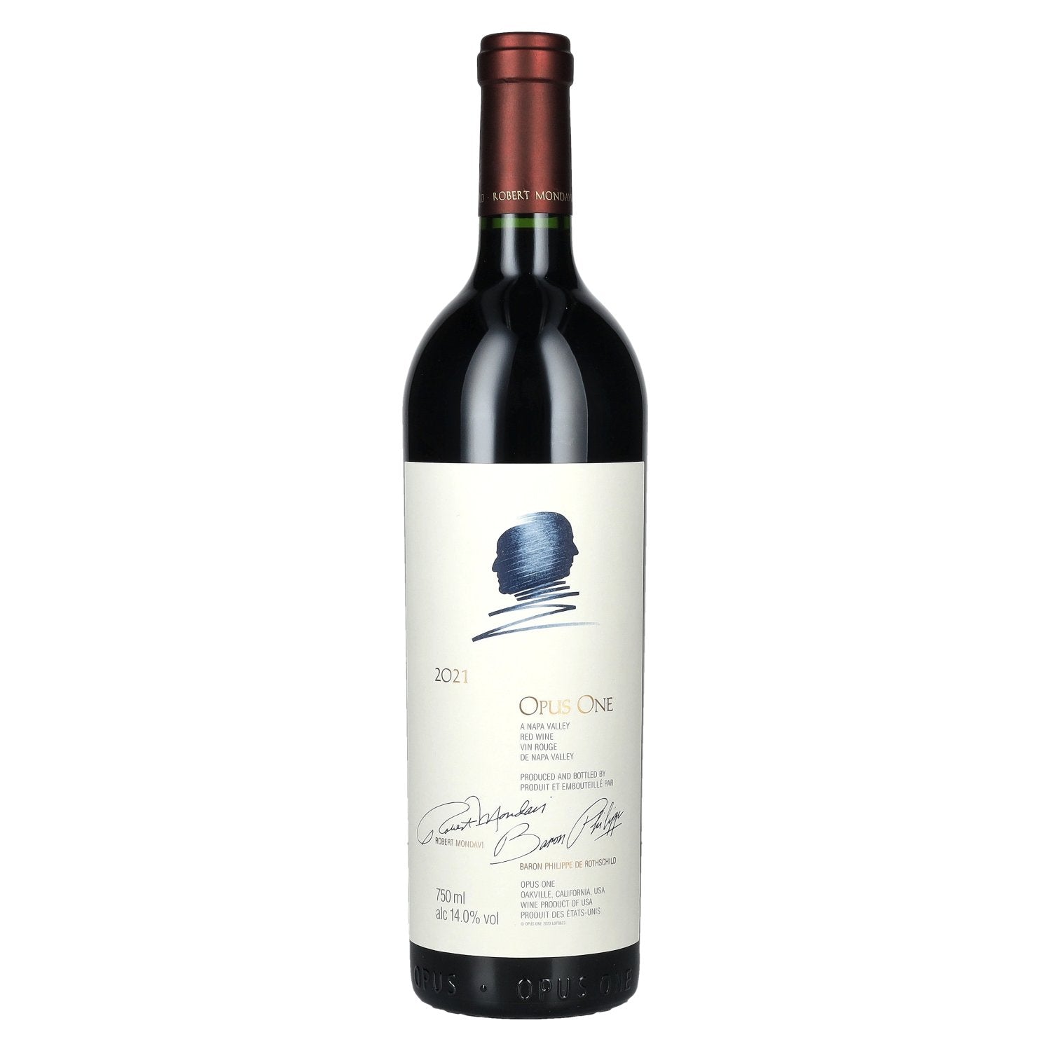 Robert Mondavi & Baron Philippe de Rothschild Opus One 2021 14% Vol. 0,75l