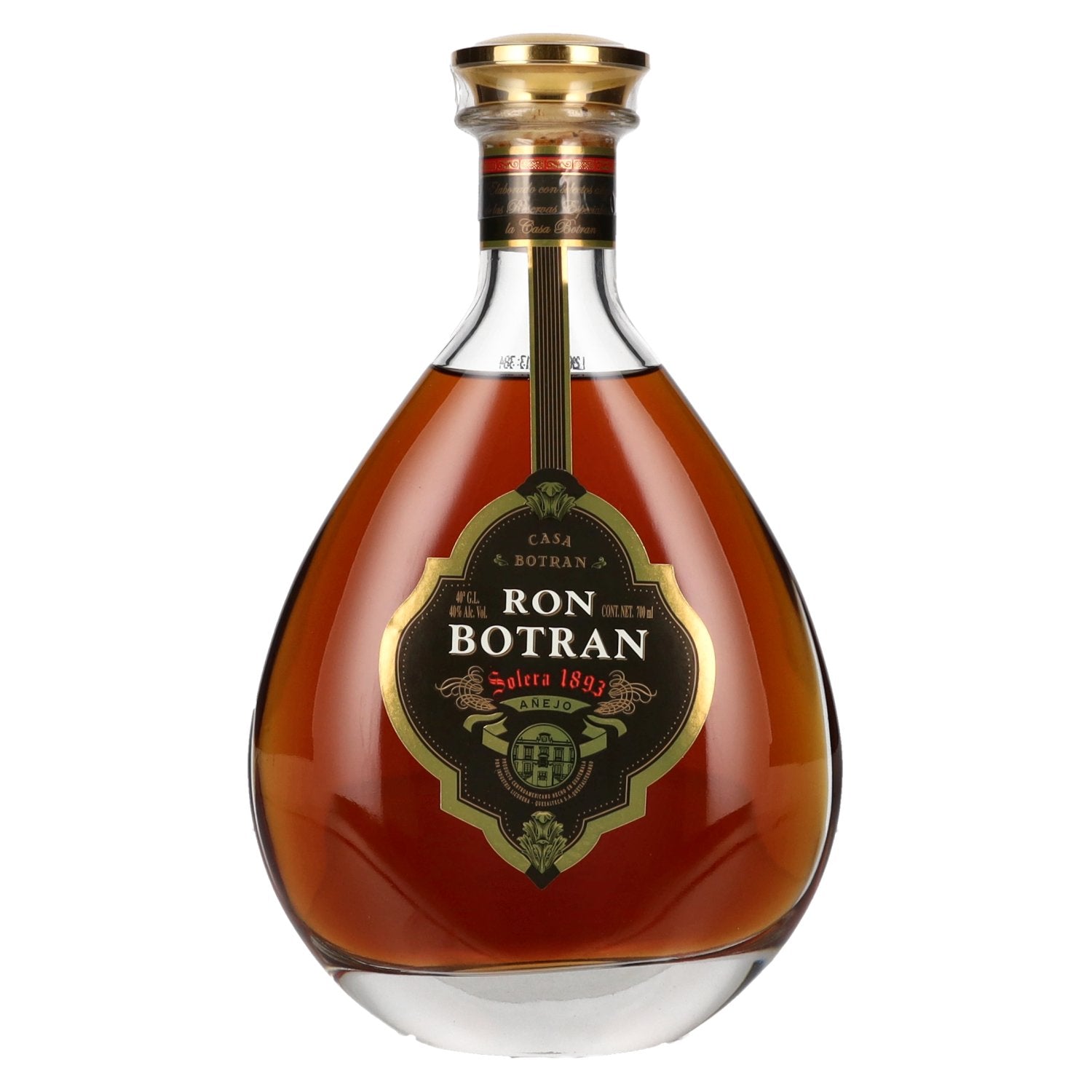 Botran Ron Solera 1893 Anejo Decanter 40% Vol. 0,7l