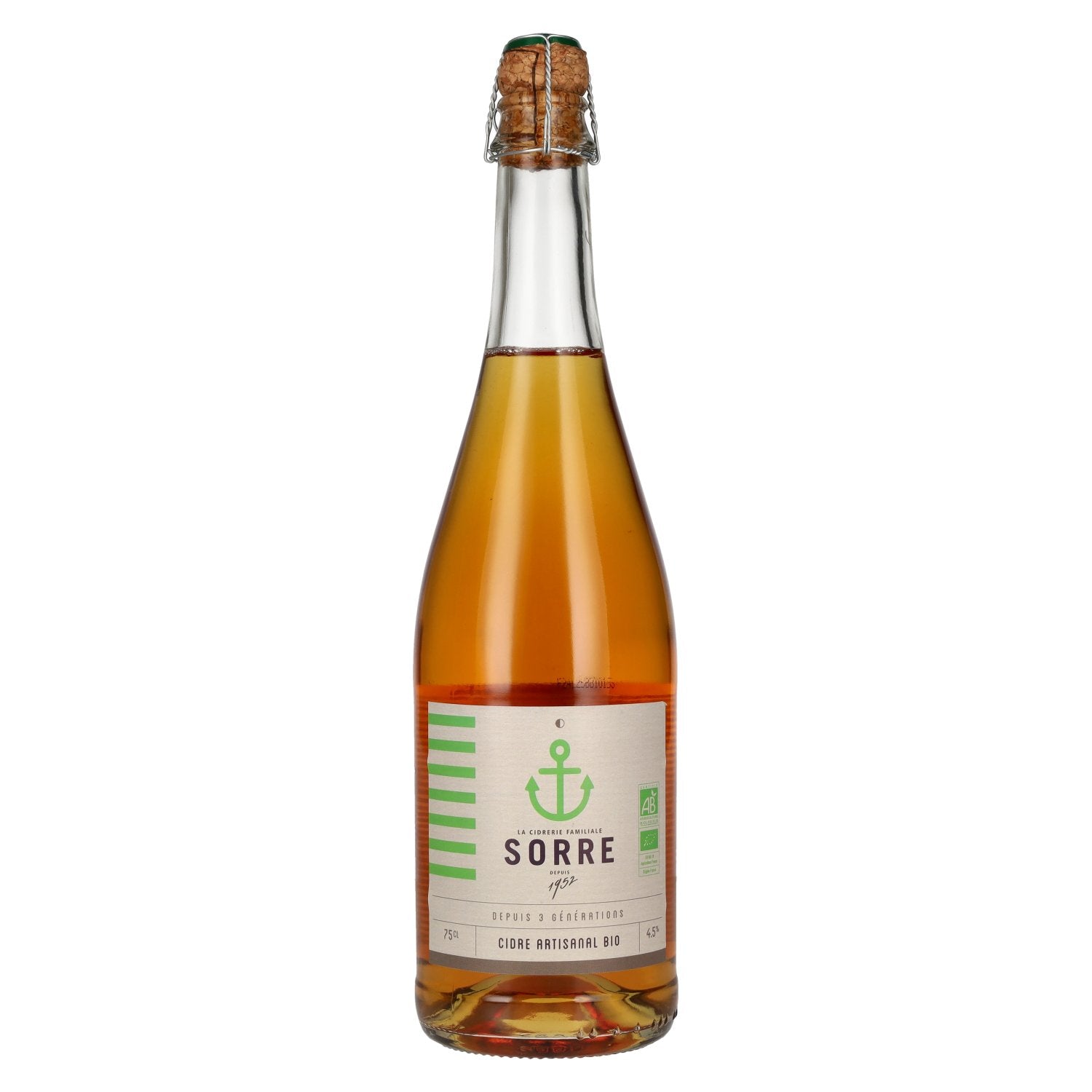 Sorre Cidre Artisanal Bio 4,5% Vol. 0,75l