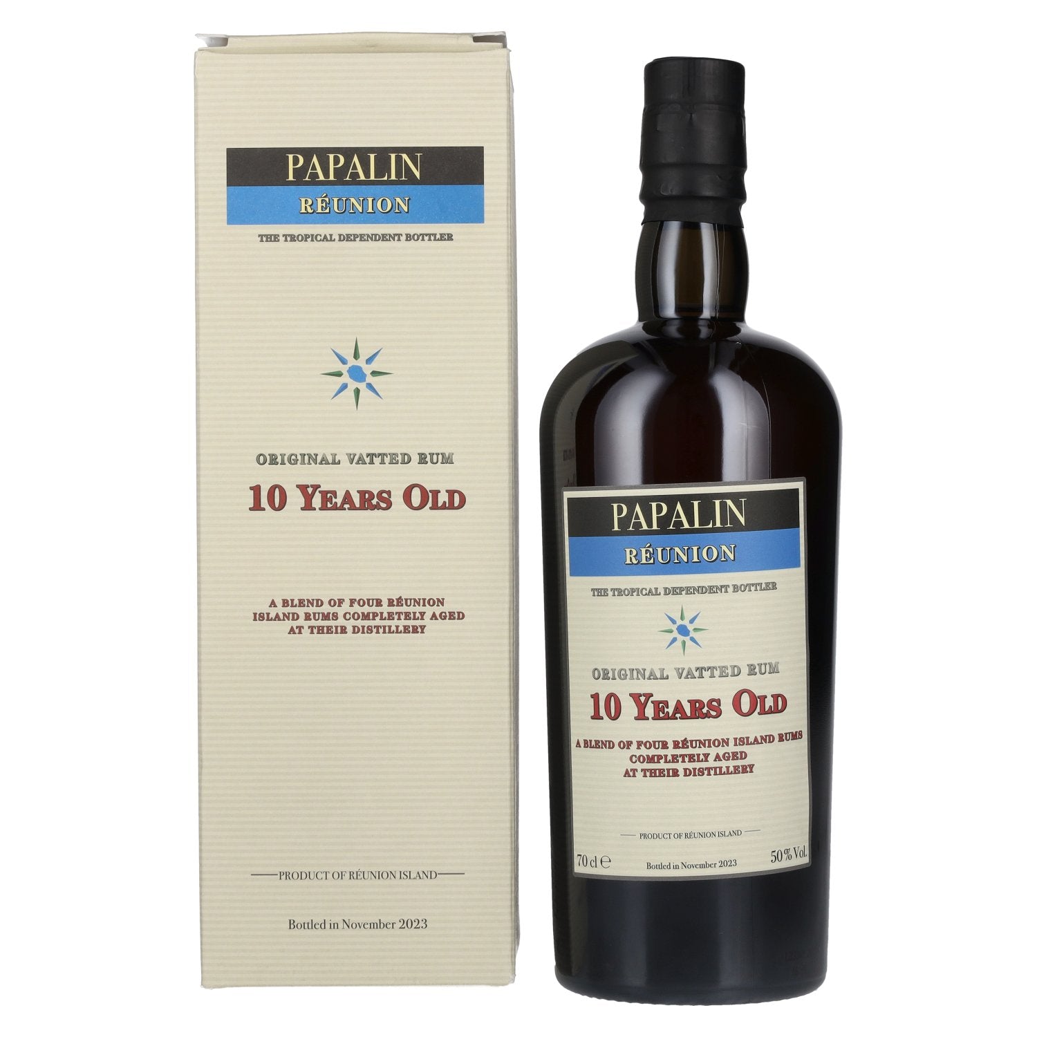 Habitation Velier PAPALIN REUNION 10 Years Old Jamaica Pure Single Rum 50% Vol. 0,7l in Giftbox
