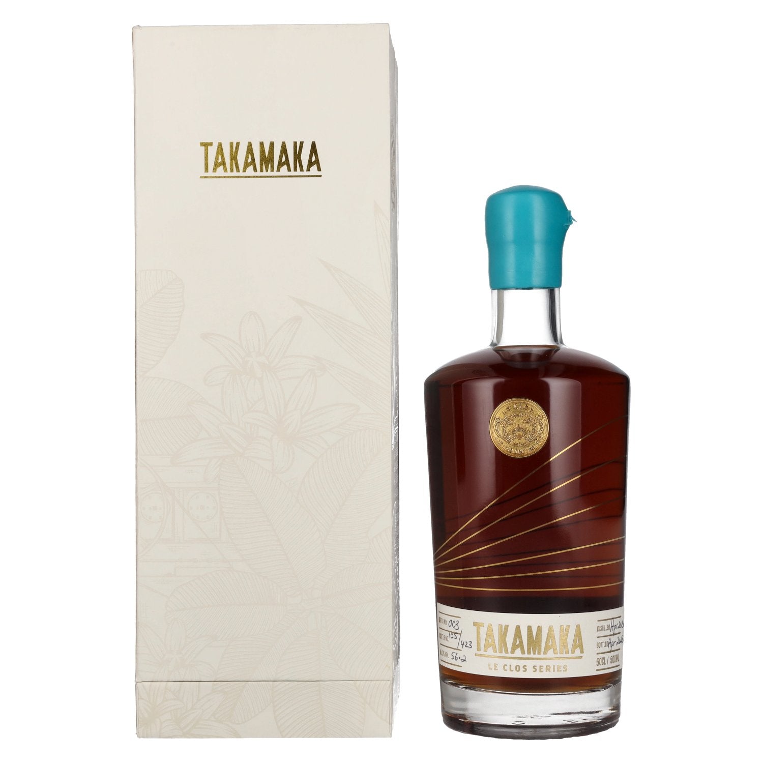 Takamaka LE CLOS EX PALO CORTADO Rum 56,2% Vol. 0,5l in Giftbox