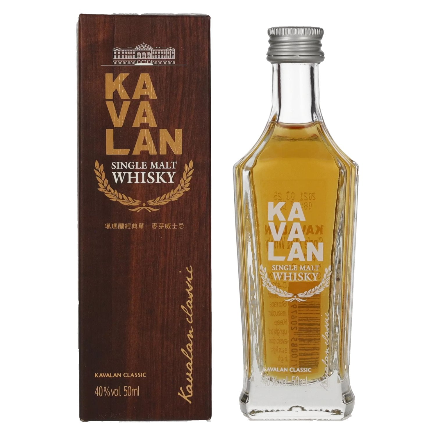 Kavalan Classic Single Malt Whisky 40% Vol. 0,05l in Giftbox