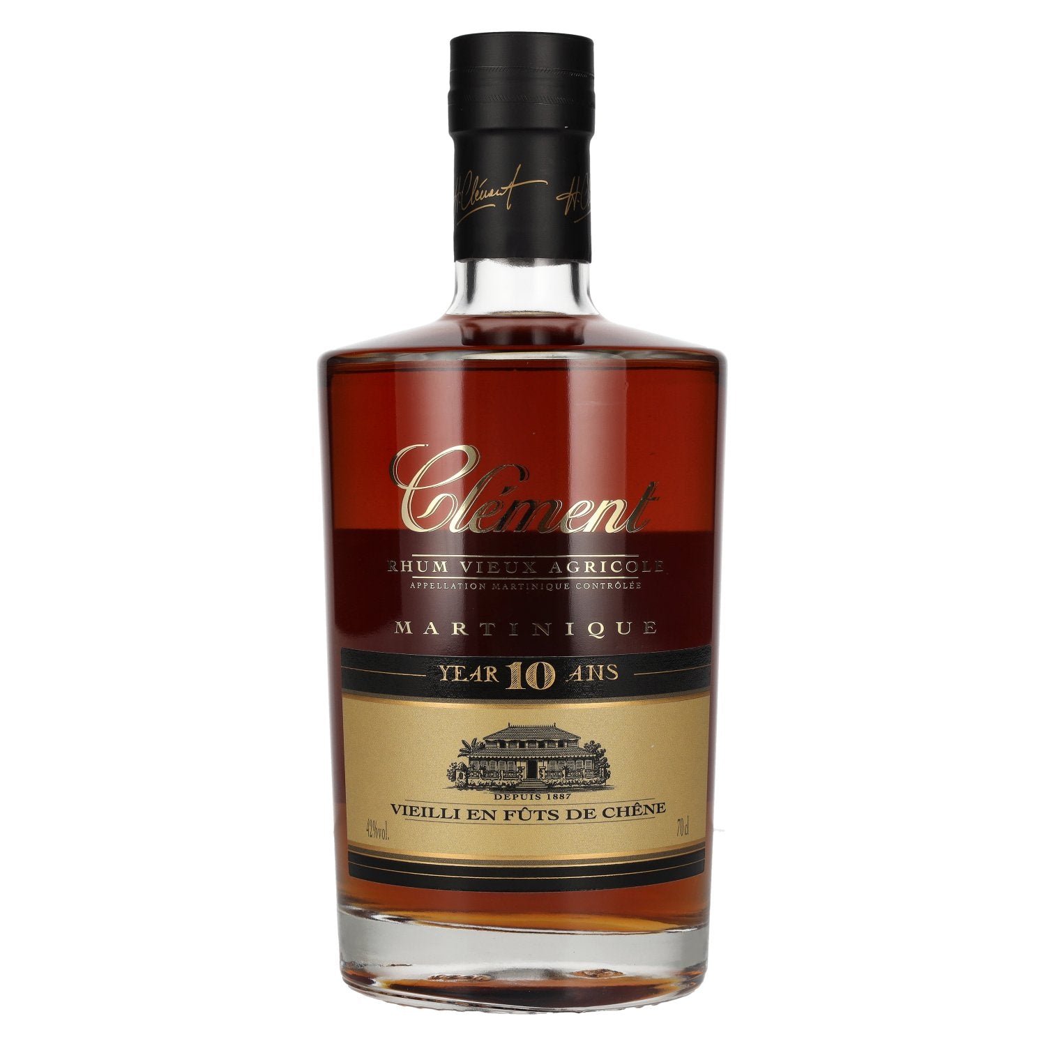 Clement Rhum Vieux Agricole 10 Ans 42% Vol. 0,7l