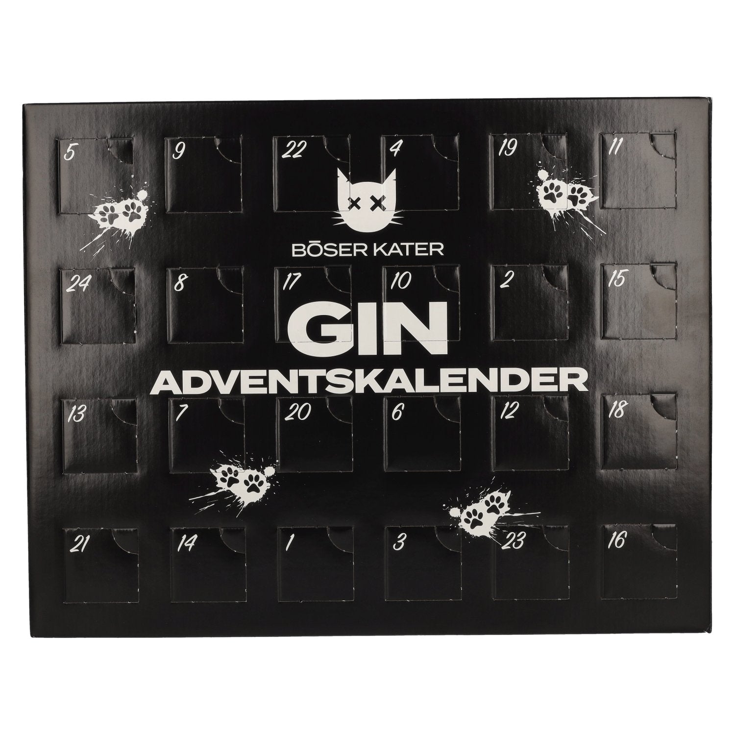 BOESER KATER Gin Adventscalendar 40% Vol. 24x0,025l