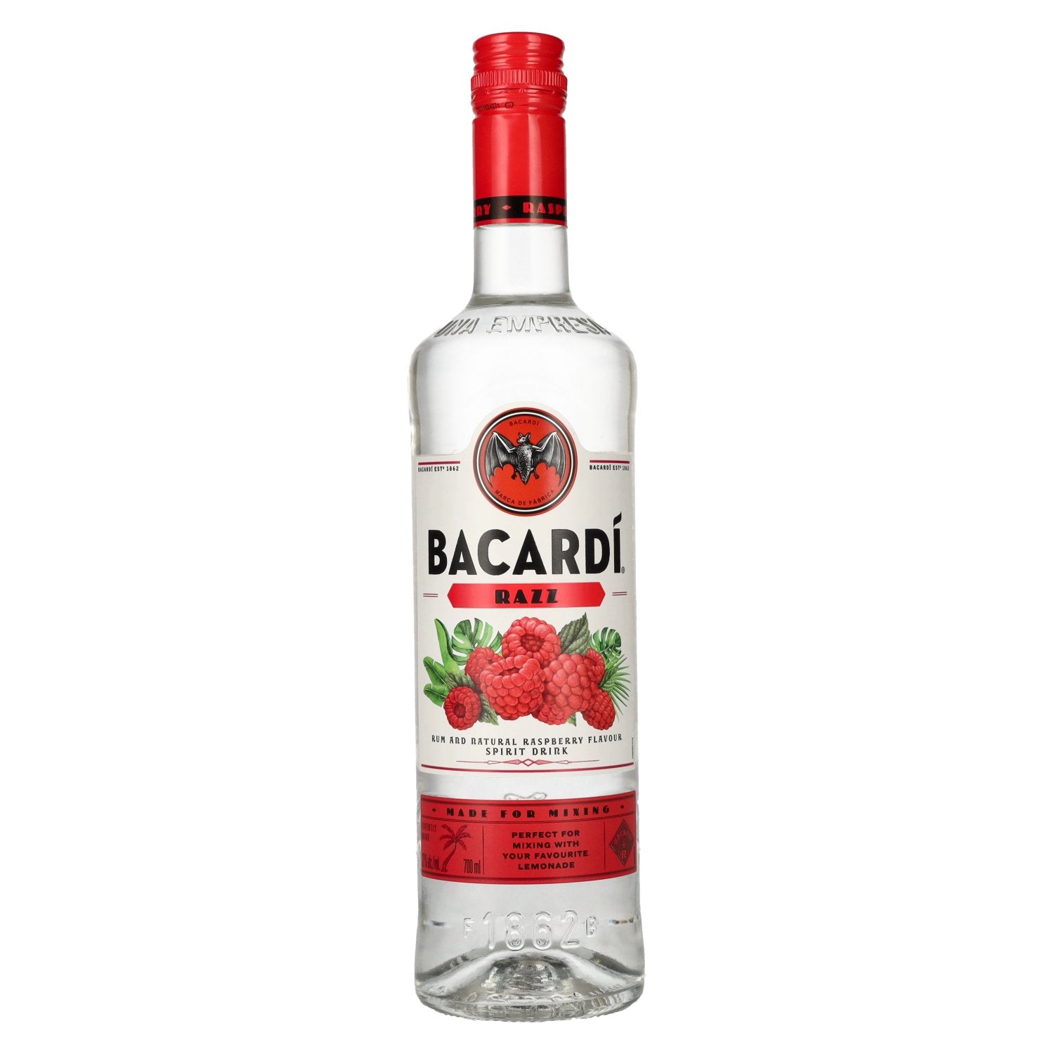 Bacardi Razz Raspberry Spirit Drink 27% Vol. 0,7l