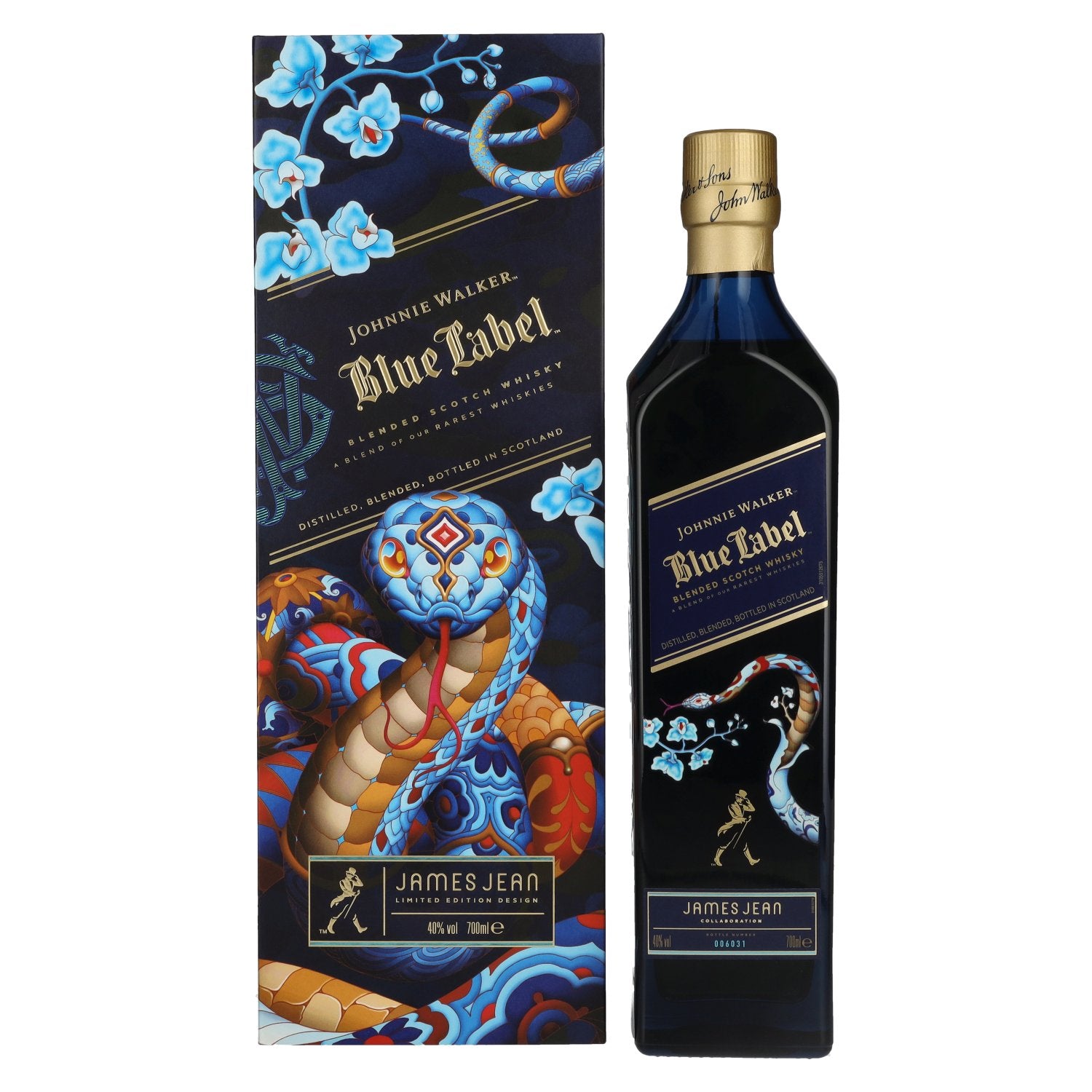 Johnnie Walker Blue Label YEAR OF THE SNAKE 2025 40% Vol. 0,7l in Giftbox