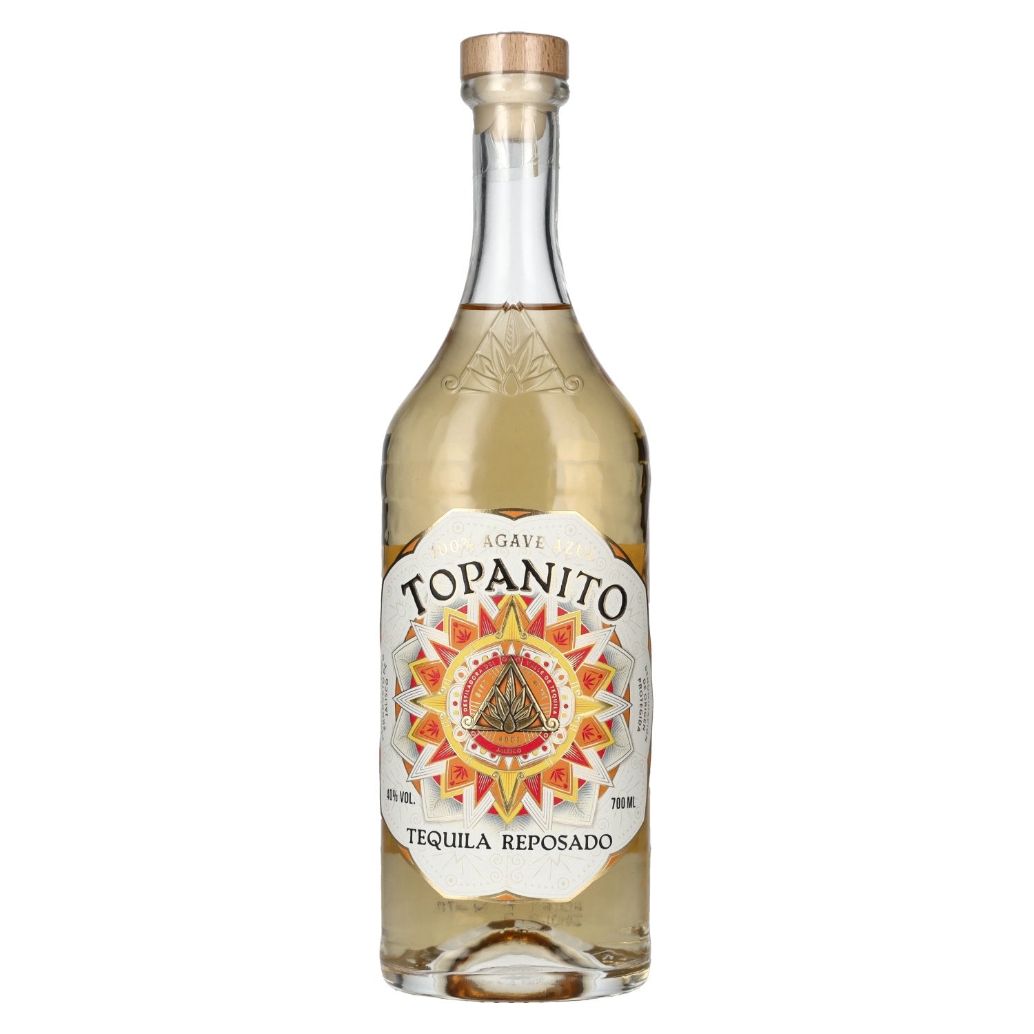 Topanito Reposado Tequila 100% Agave Azul 40% Vol. 0,7l