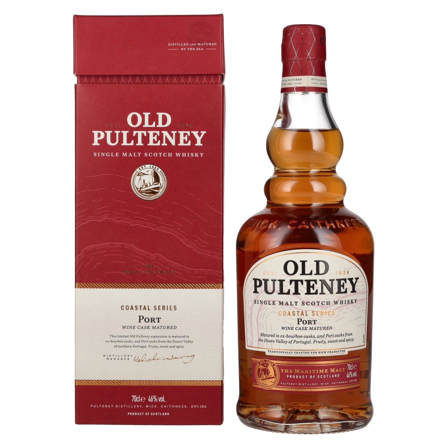 Old Pulteney Coastal Series PORT 46% Vol. 0,7l in Giftbox