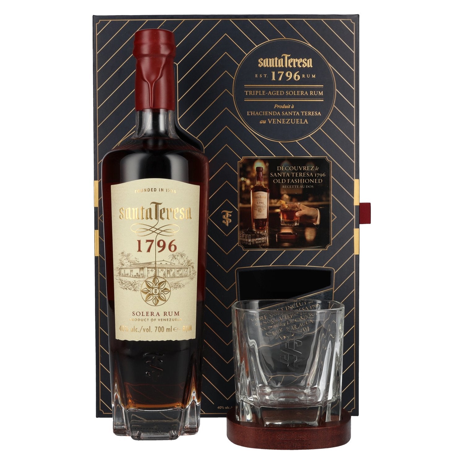 Santa Teresa 1796 Solera Rum 40% Vol. 0,7l in Giftbox with glass