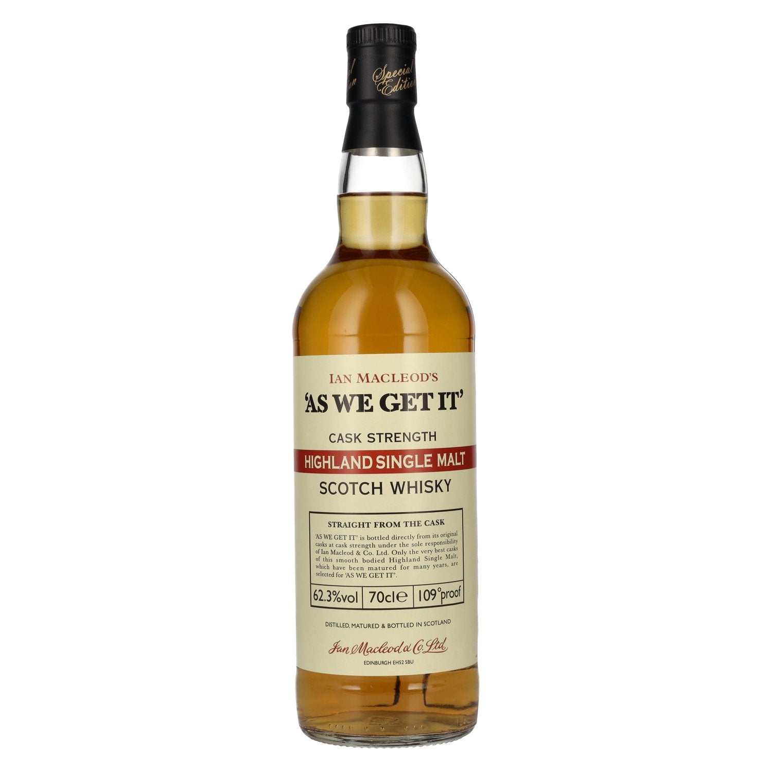 Ian Macleod's AS WE GET IT Islay Single Malt Cask Strength 62,3% Vol. 0,7l