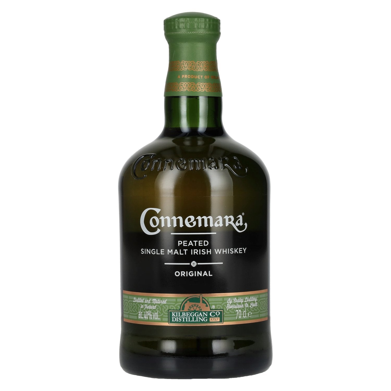 Connemara ORIGINAL Peated Single Malt Irish Whiskey 40% Vol. 0,7l