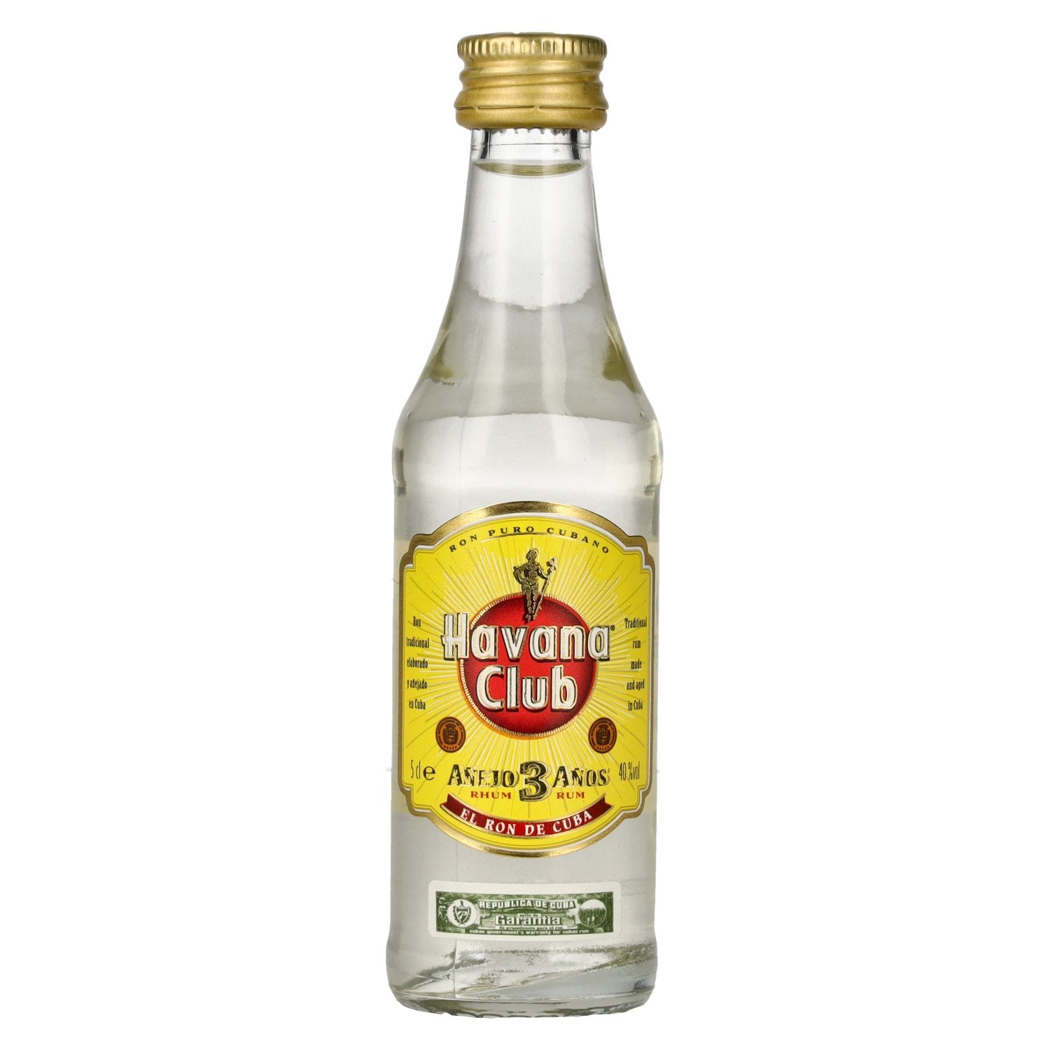 Havana Club Anejo 3 Anos Rum 40% Vol. 0,05l