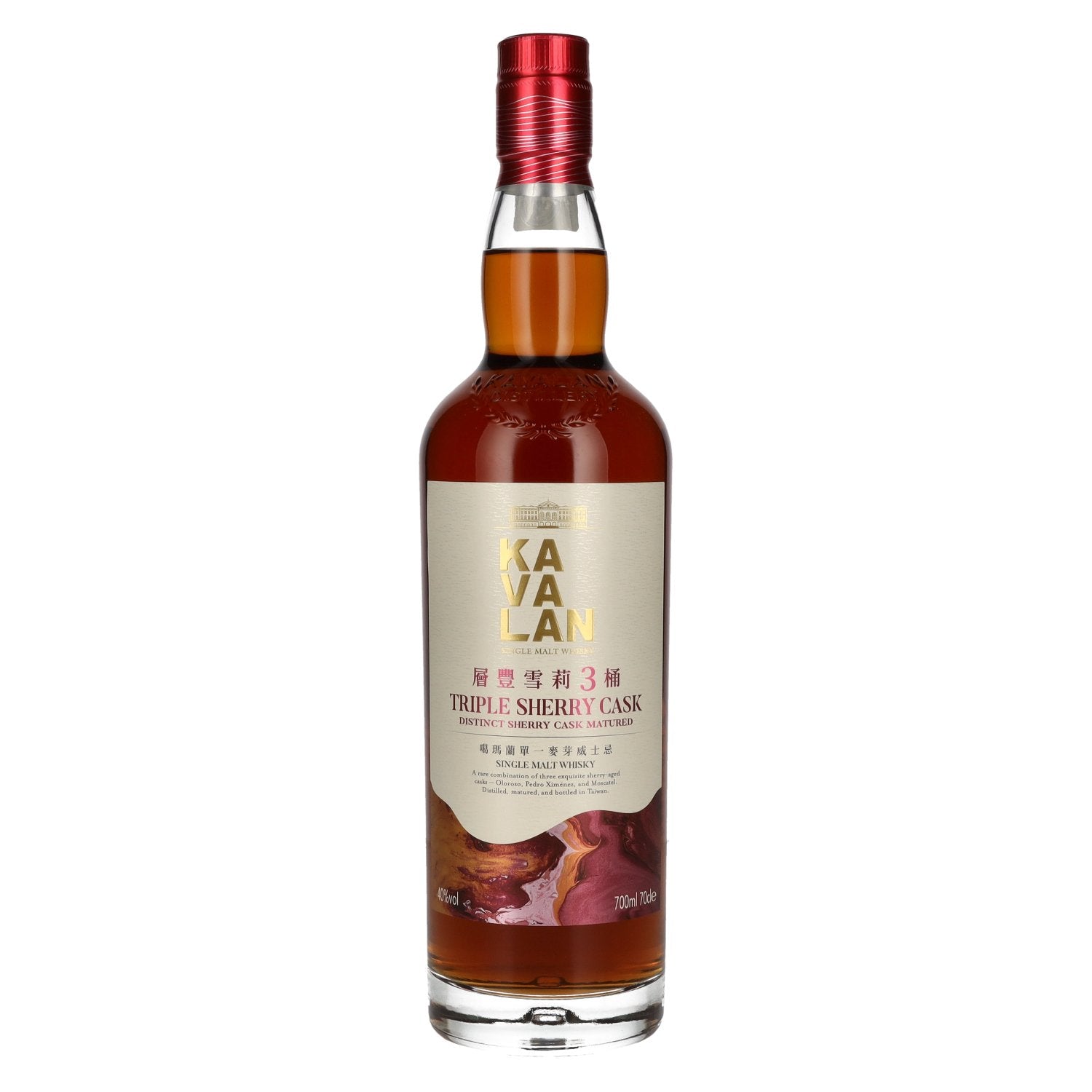 Kavalan TRIPLE SHERRY CASK Single Malt Whisky 40% Vol. 0,7l