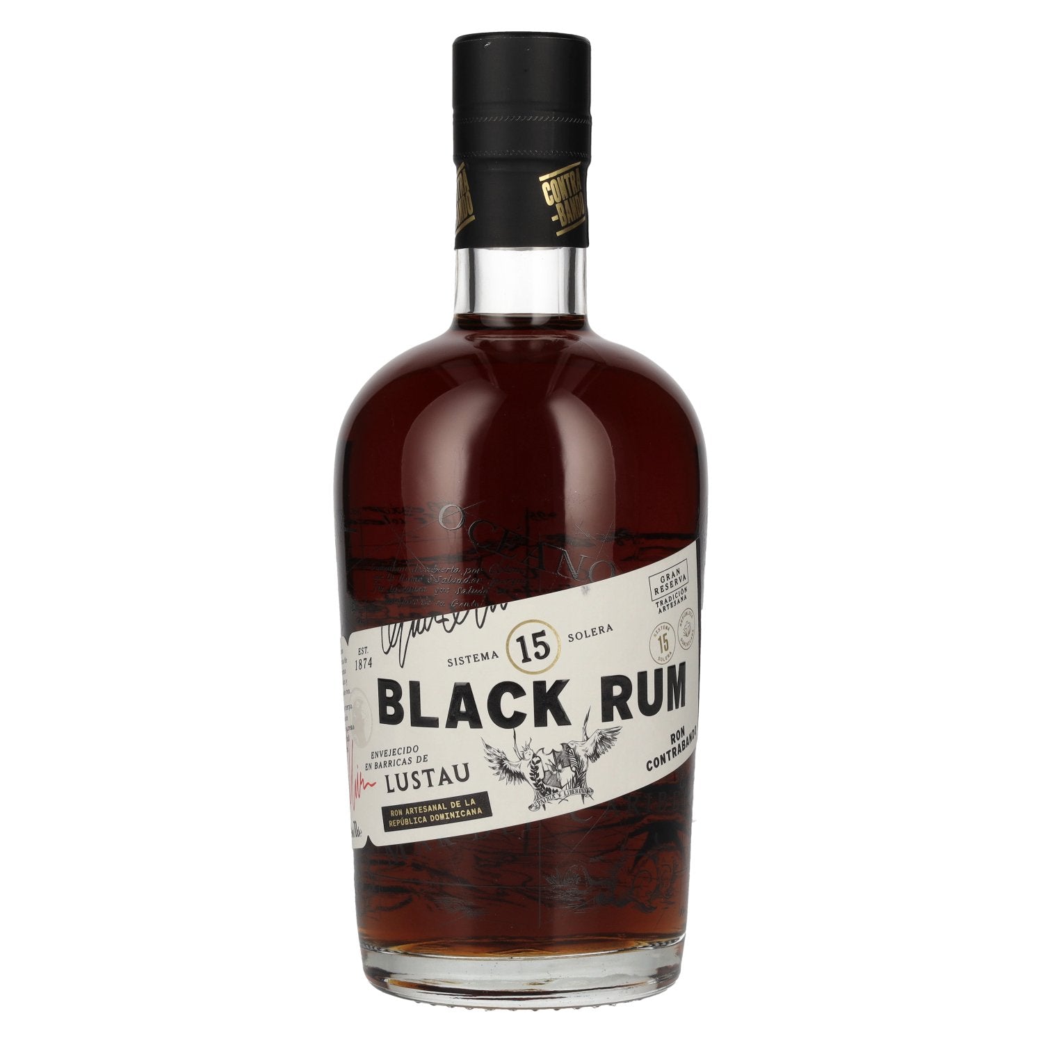 Ron Contrabando Black Solera 15 Anos 40% Vol. 0,7l