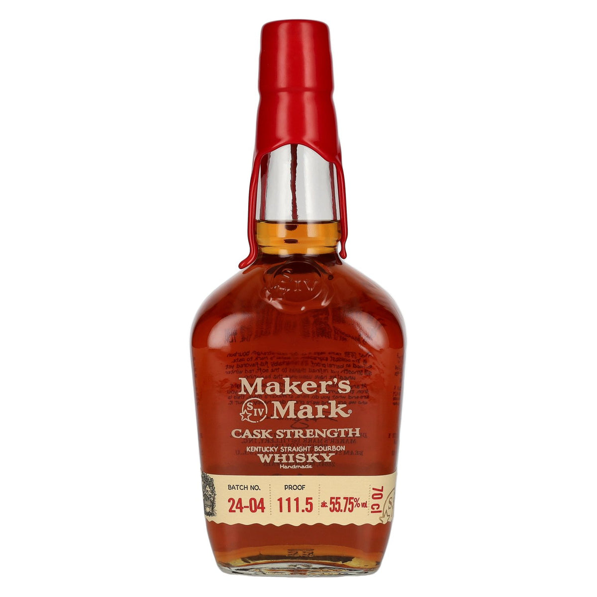 Maker's Mark CASK STRENGTH Kentucky Straight Bourbon Whisky Batch No. 24-04 55,8% Vol. 0,7l
