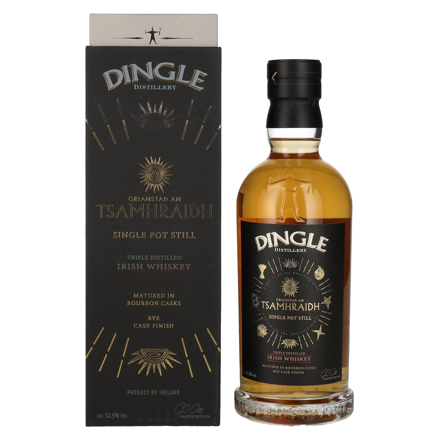 Dingle GRIANSTAD AN TSAMHRAIDH Single Pot Still Irish Whiskey Triple Distilled 52,5% Vol. 0,7l in Giftbox