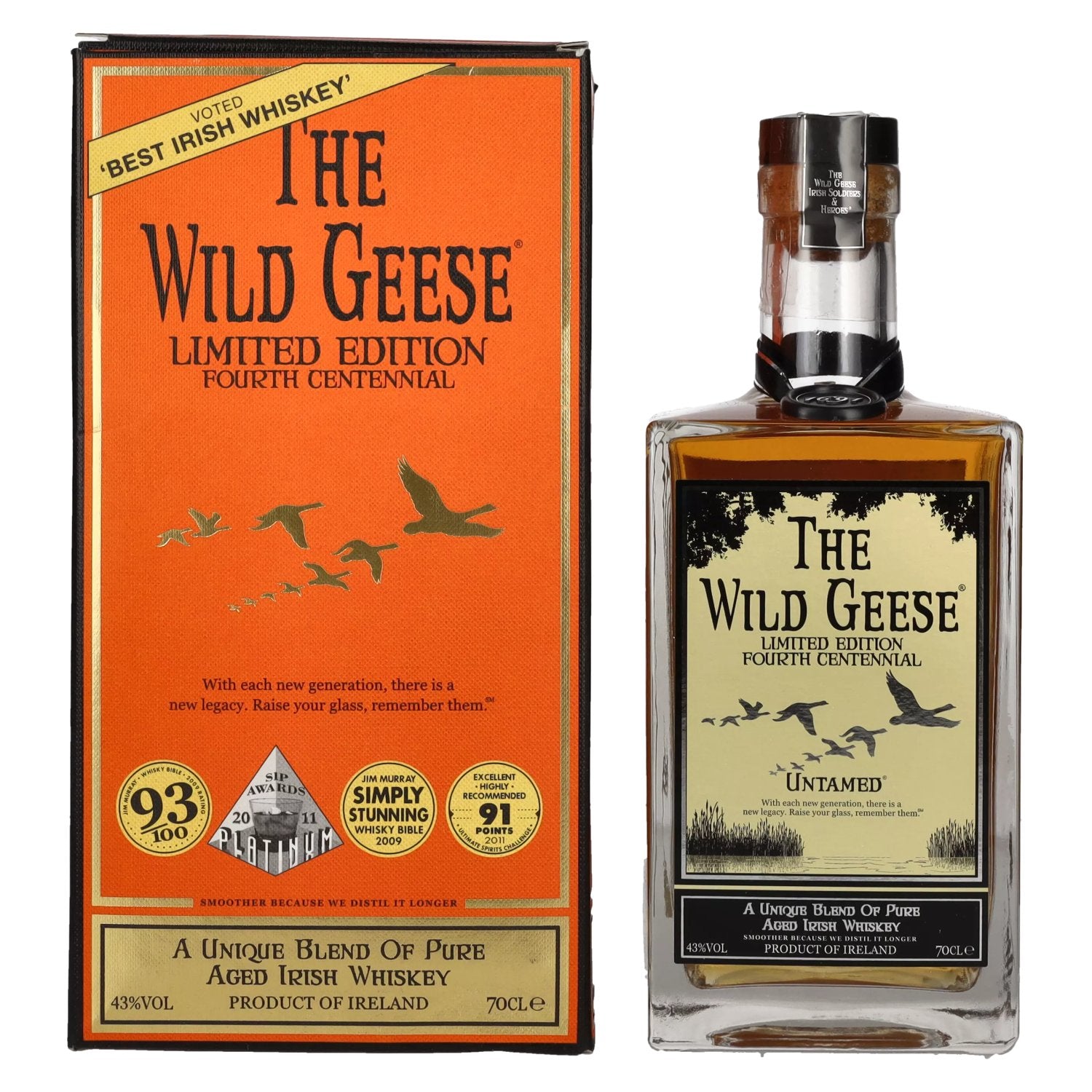 The Wild Geese 4th Centennial Limited Edition 43% Vol. 0,7l in Giftbox